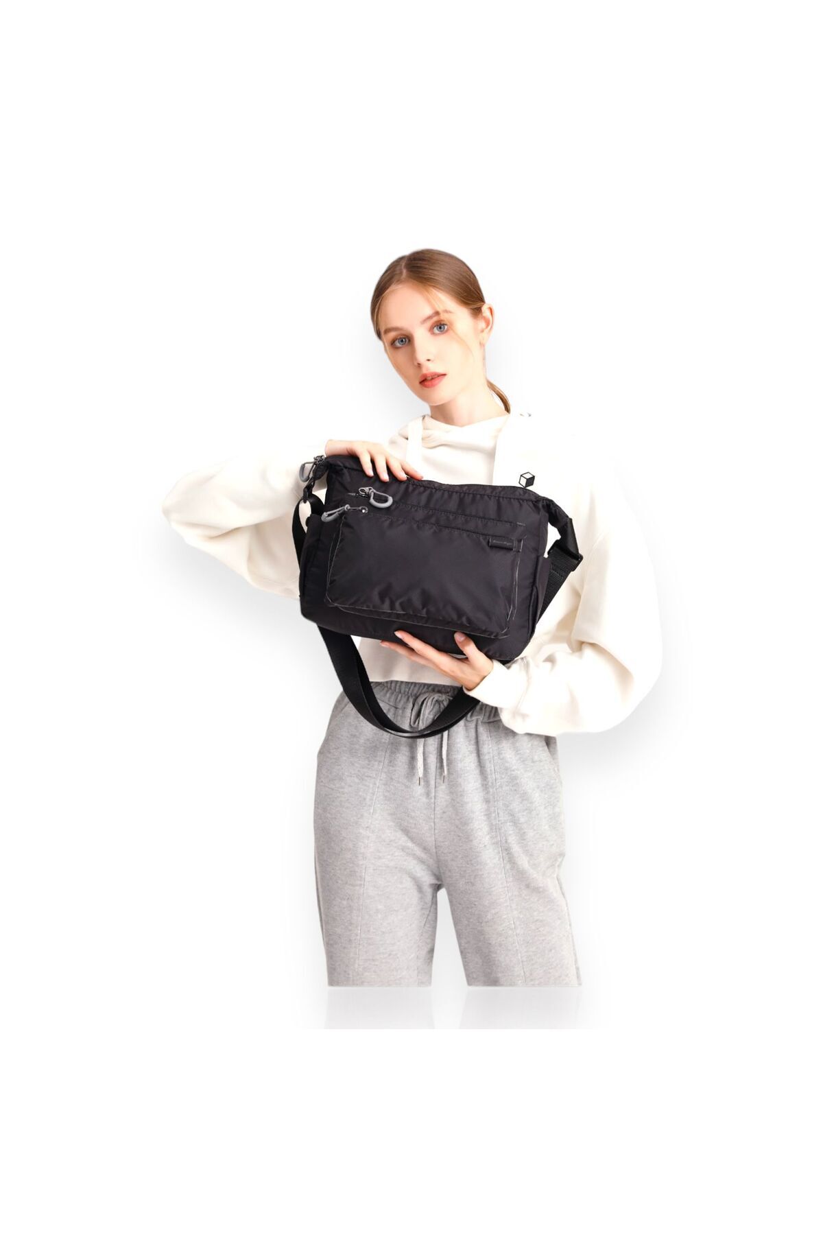 Smart Bags su geçirmez Kumaş Kadın çapraz Postacı Çantası