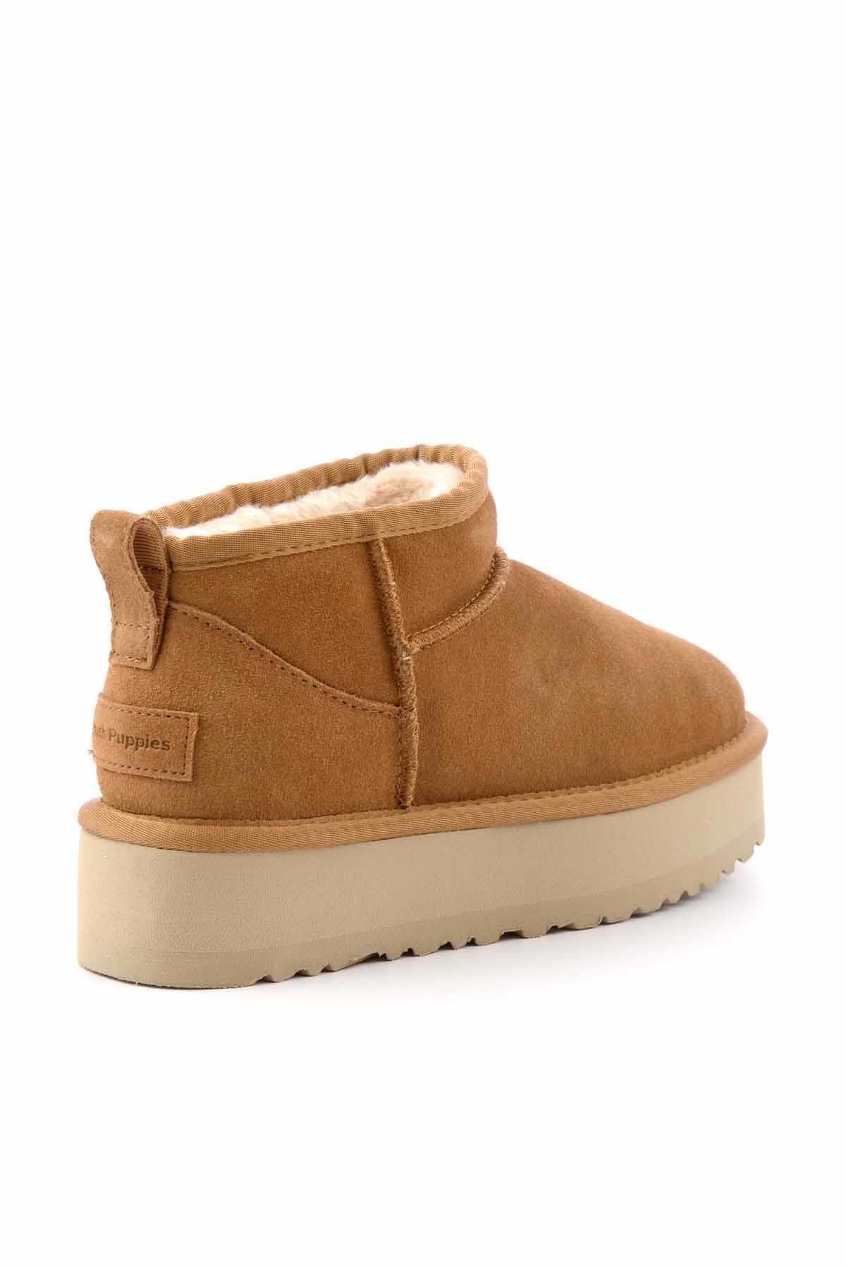Hush Puppies Camel Leather Women s Boots Booties HP0144094302