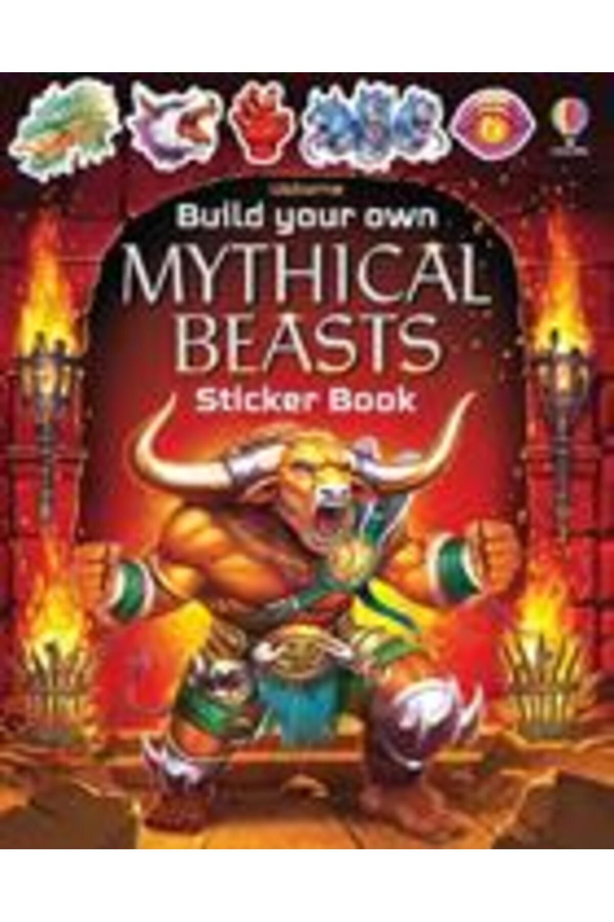 Usborne-Build Your Own Mythical Beasts - Build Your Own Sticker Book 3