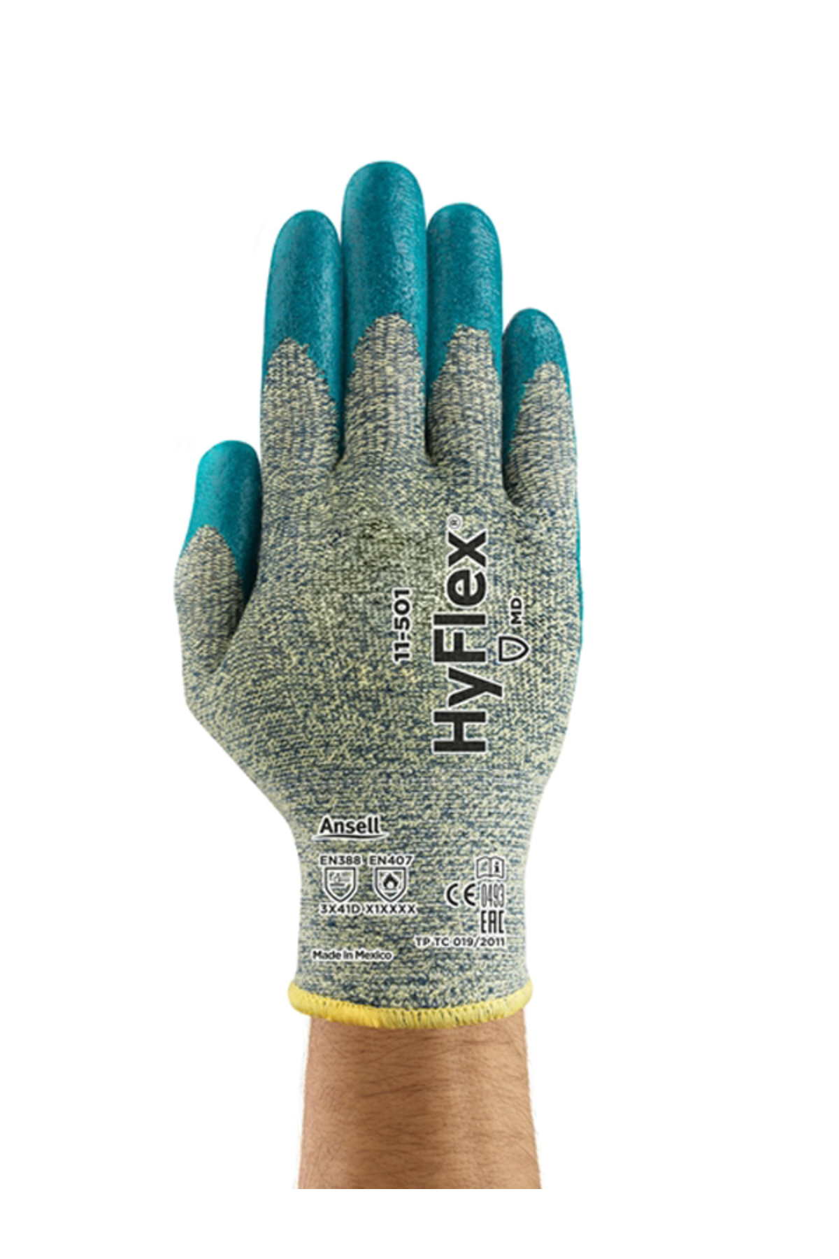 ANSELL Hyflex 11-501 Mekanik ve Kesilmeye Karşı Koruyucu İş Eldiveni