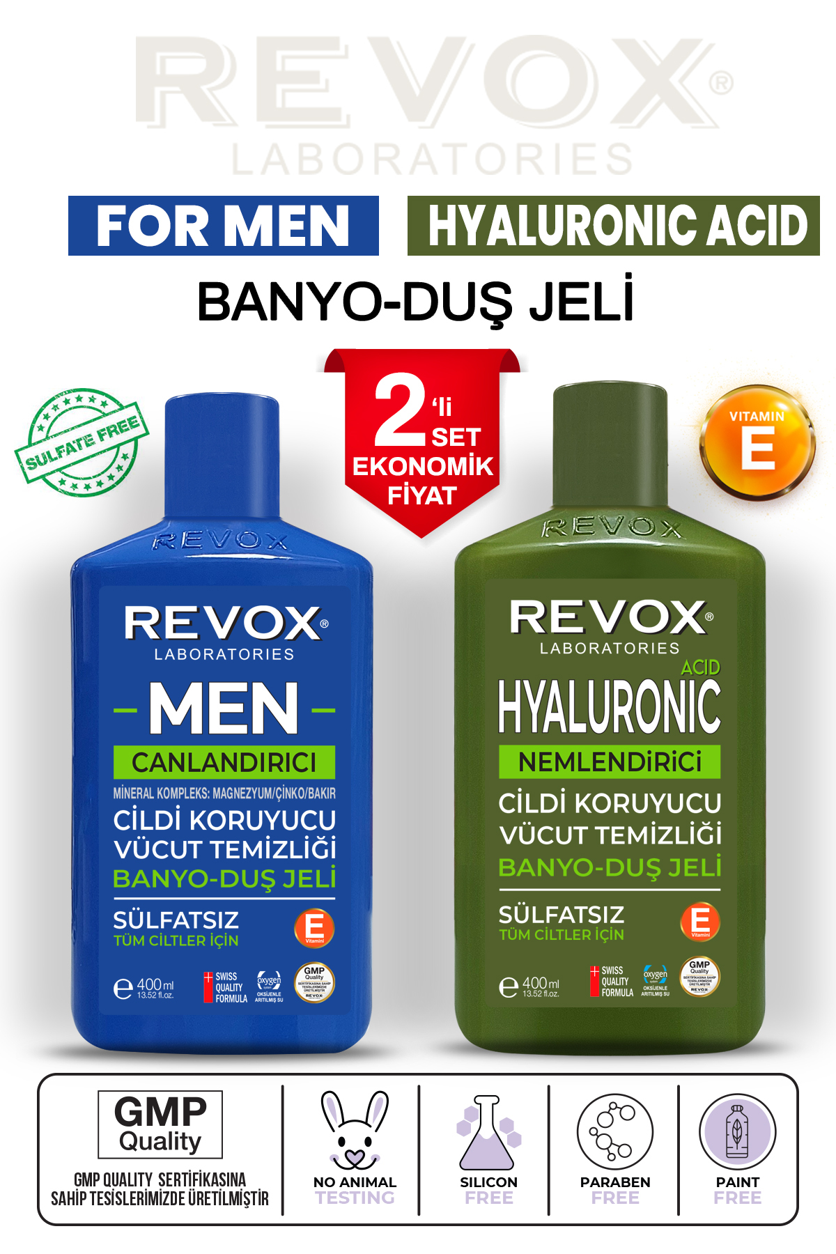ژل و کرم دوش  Men+Hyaluronic AcidSet