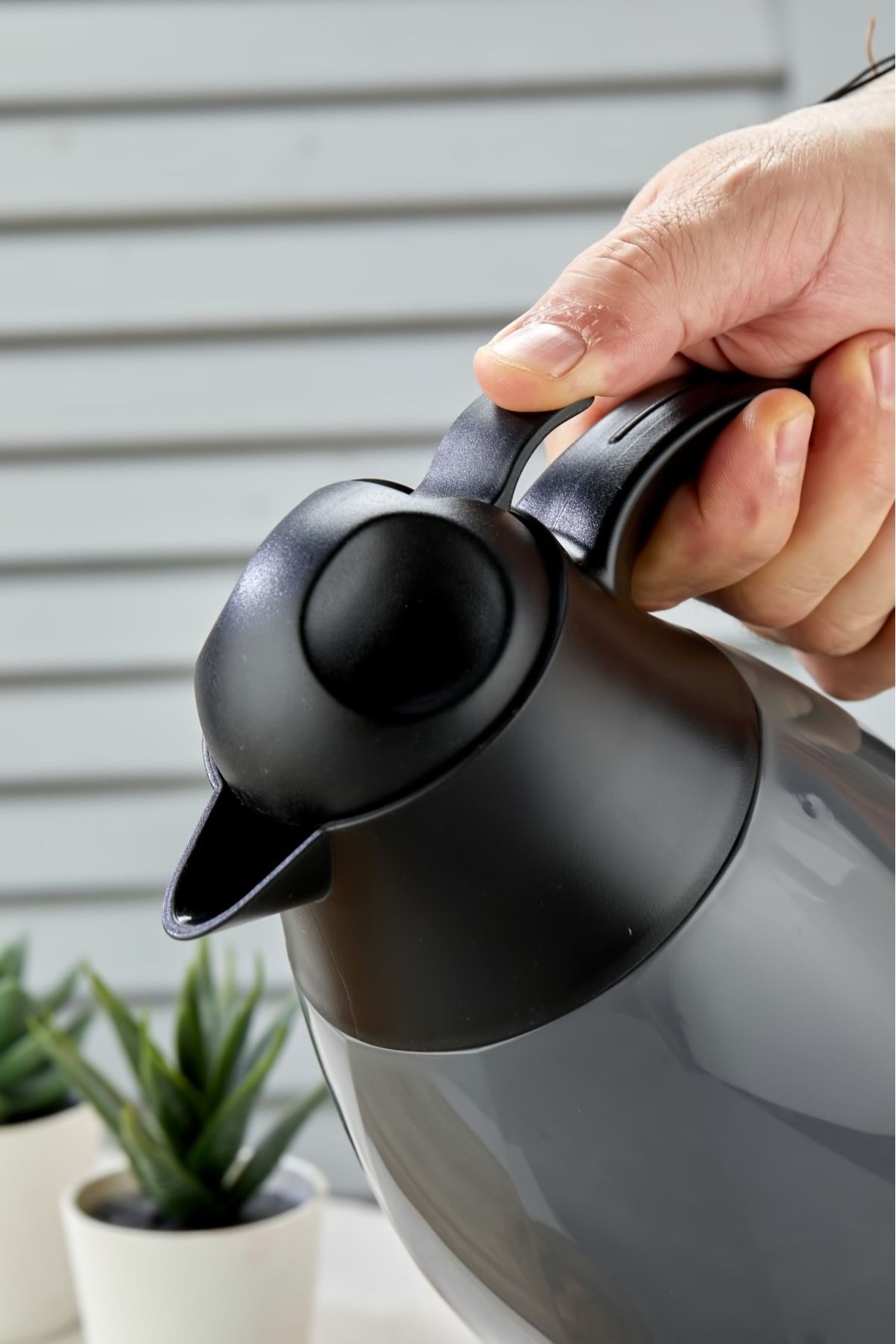 فلاسک خاکستری بهار 1،3 لیتر ترموس شیشه ای خصوصی و پیک نیک Cooker