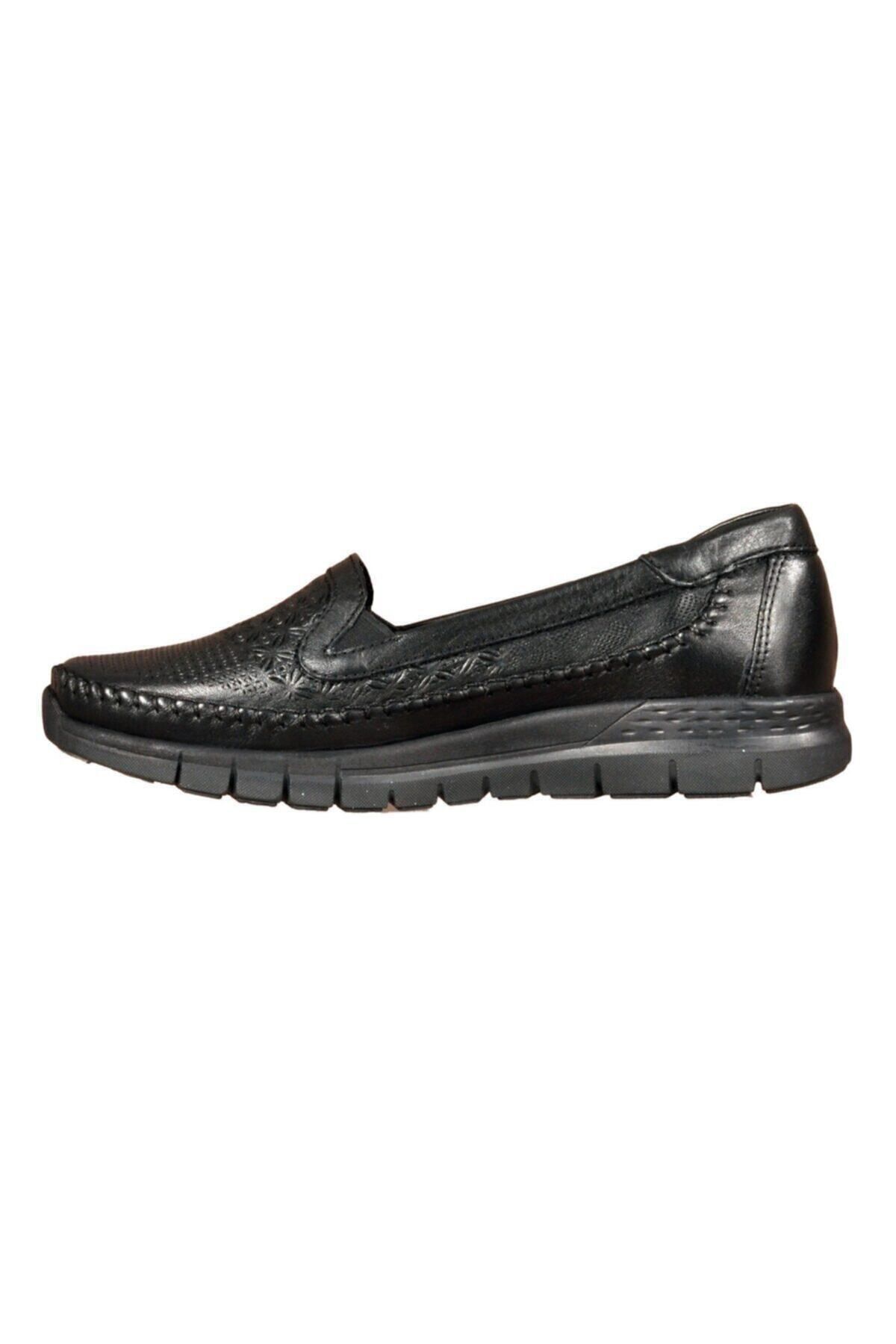 کفش چرم زنانه Eterna-g Comfort مشکی Forelli