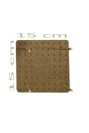 ŞENELYÜN Motif Tahta Kasnak 15*15 cm