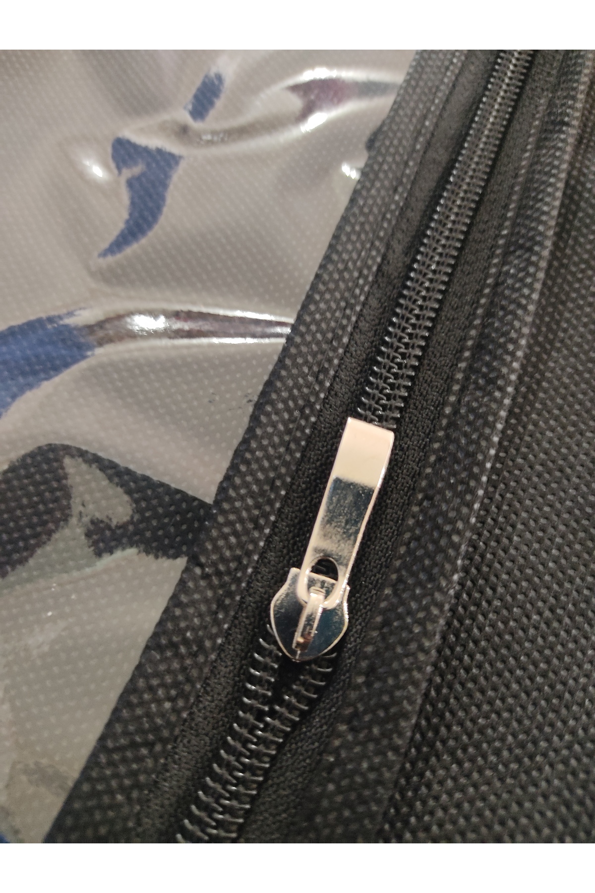 Abiye Elbise Koruyucu Kılıf, Uzun Boy Elbise Taşıyıcı, Şeffaf Pencere 64x160 Cm, Siyah