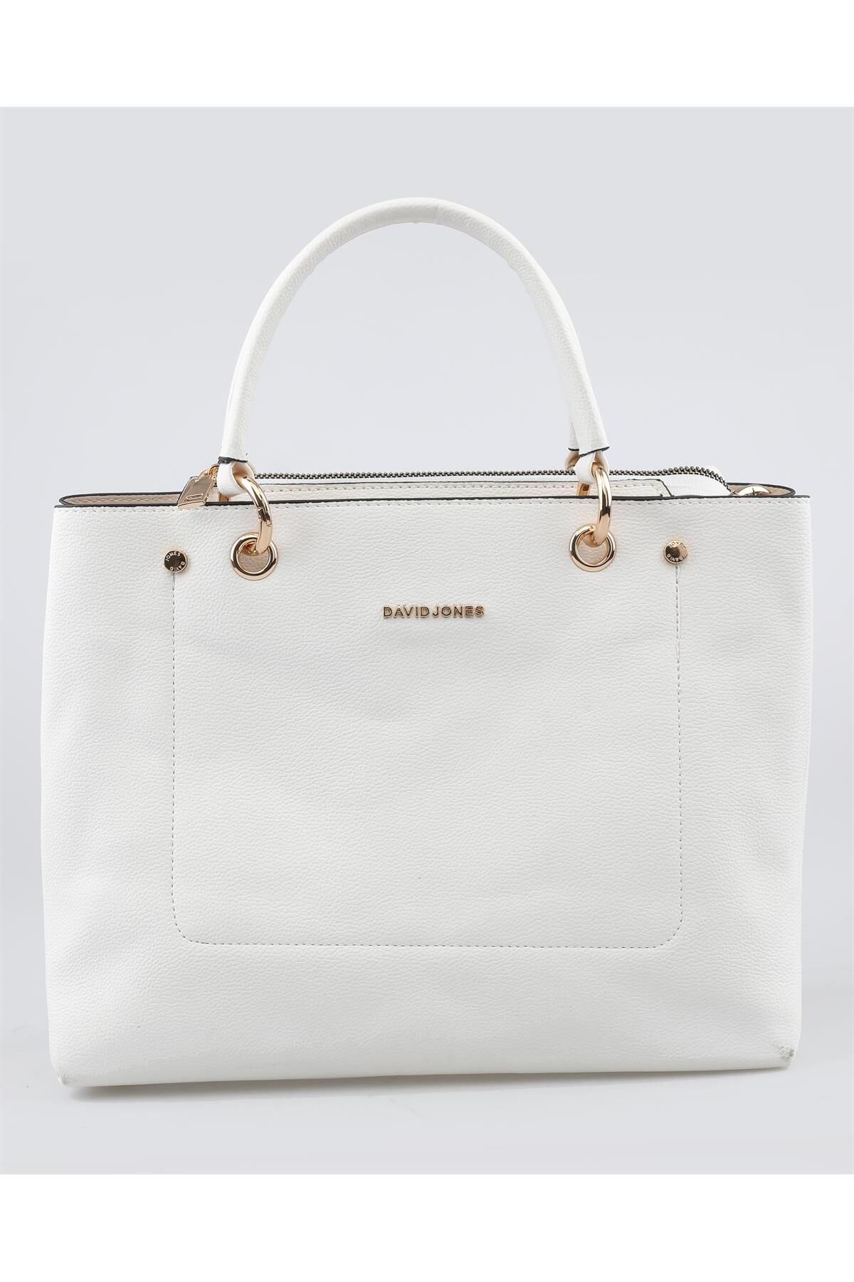 David Jones Shoulder Bag White Plain Trendyol