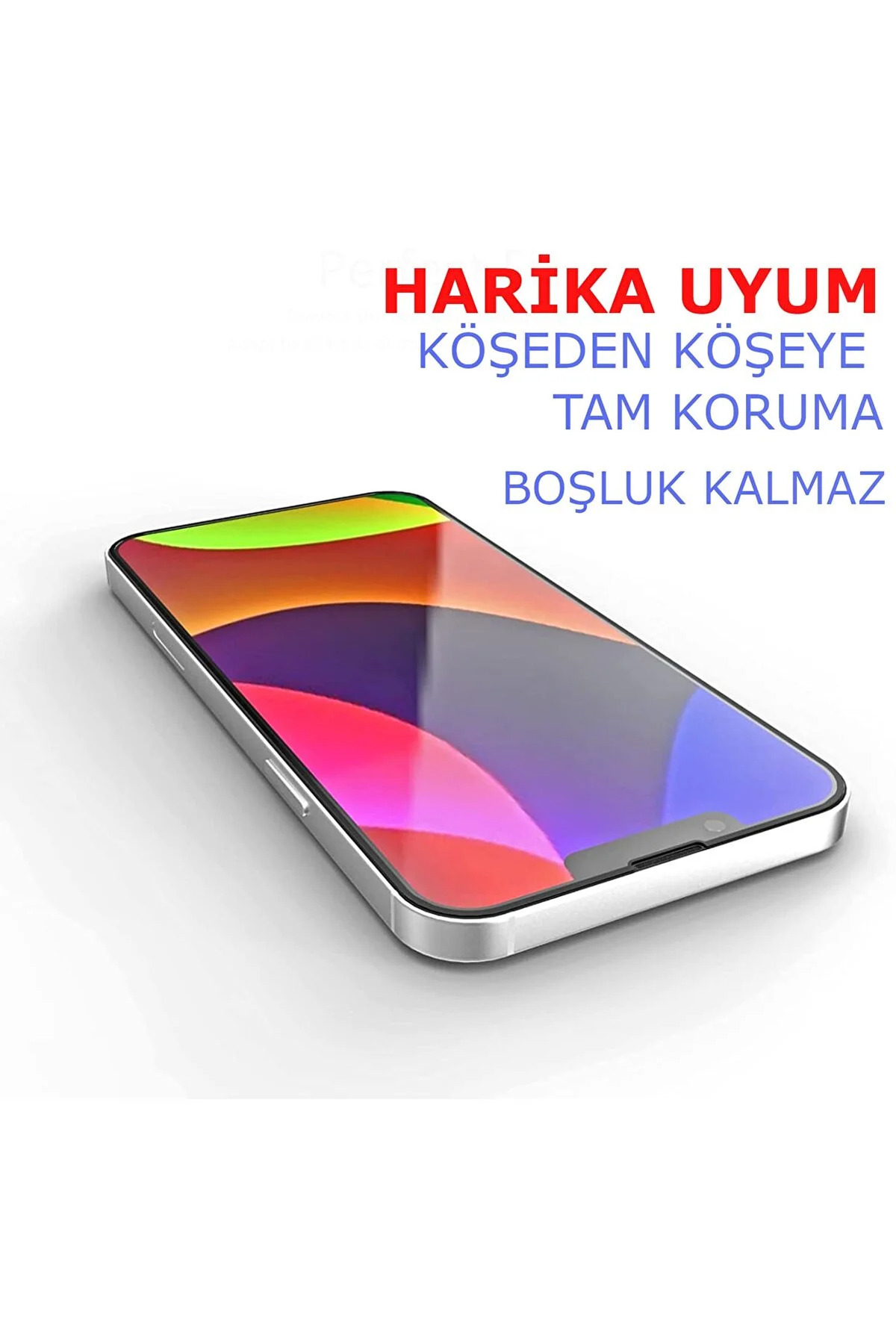 IPhone 15 Plus Uyumlu Safir Ekran Koruyucu HD Tam Kaplayan 5D Full Koruma Antistatic Temperli Cam 4