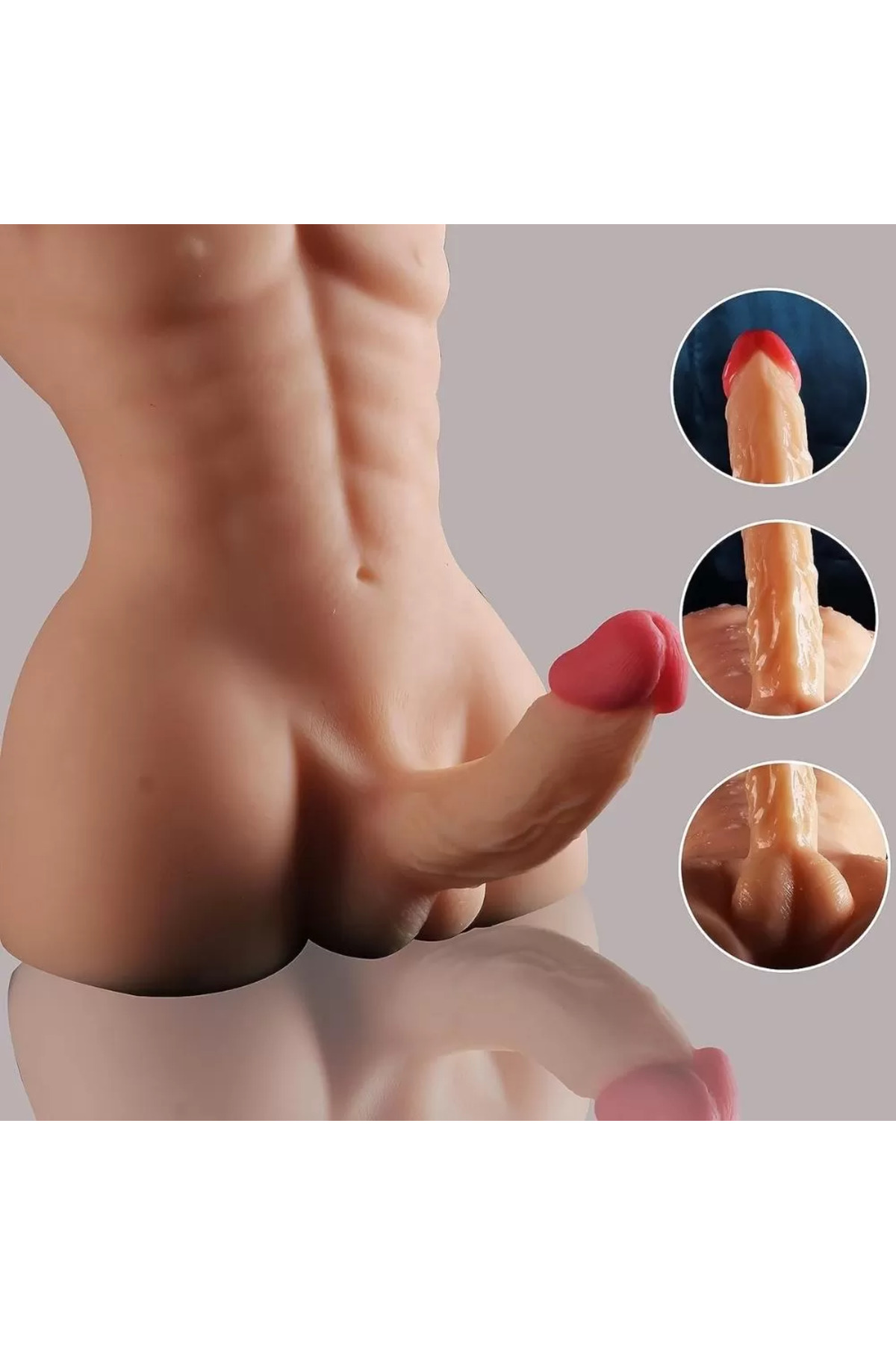 Discover realistic male masturbators with big dildos and realistic features