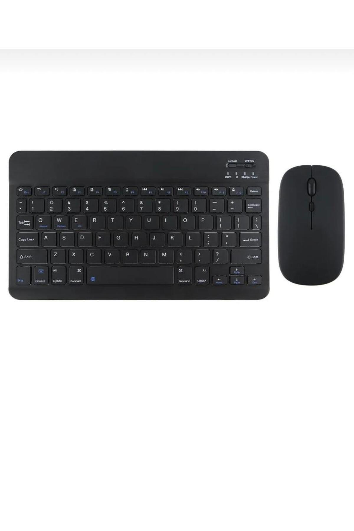 Samsung Galaxy Tab S9 Uyumlu Kablosuz Bluetooth Klavye+Mouse Set 2