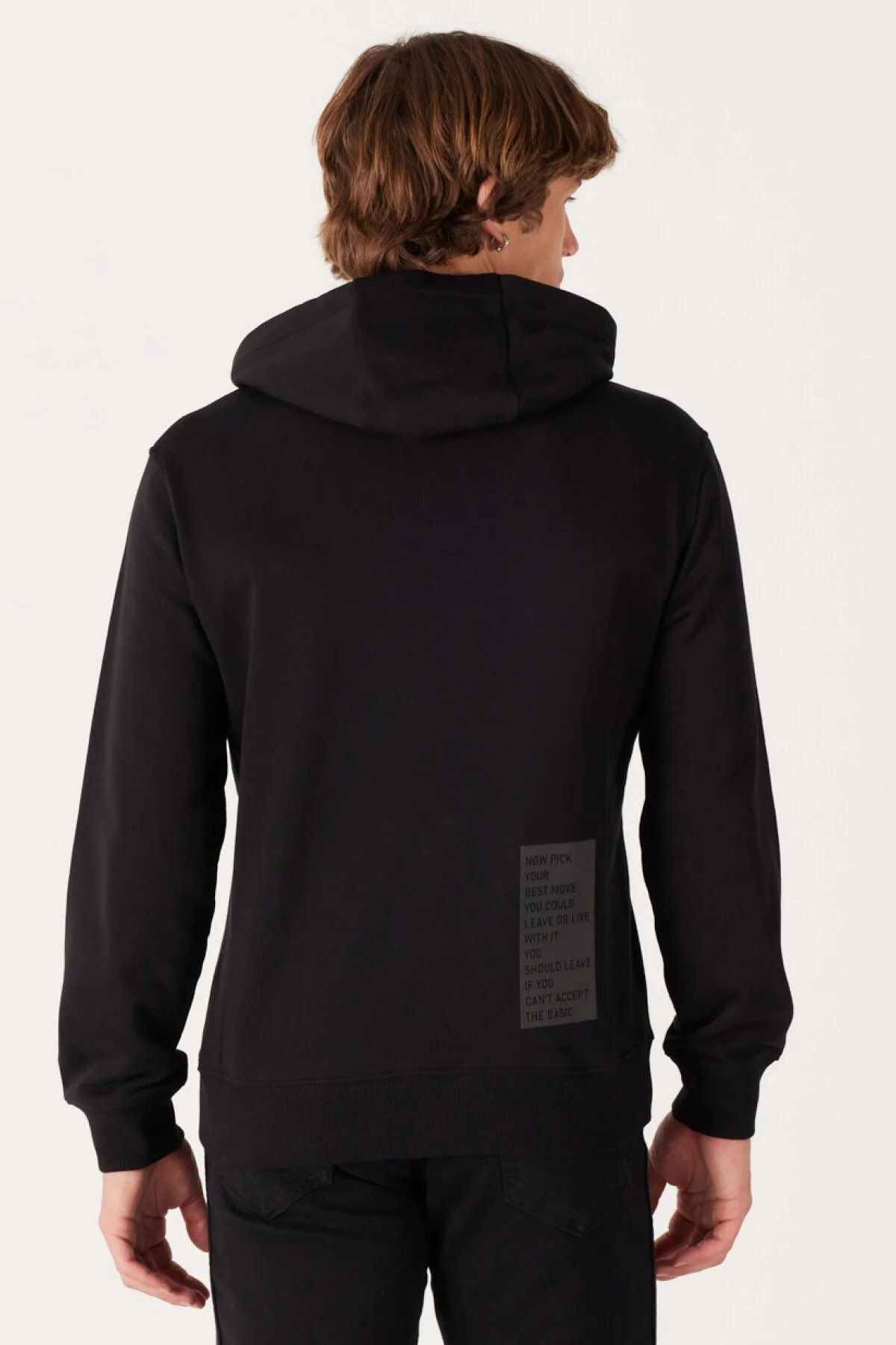 سویشرت مشکی مردانه سیاه عرق مرتب W232242001 اورجینال Wrangler