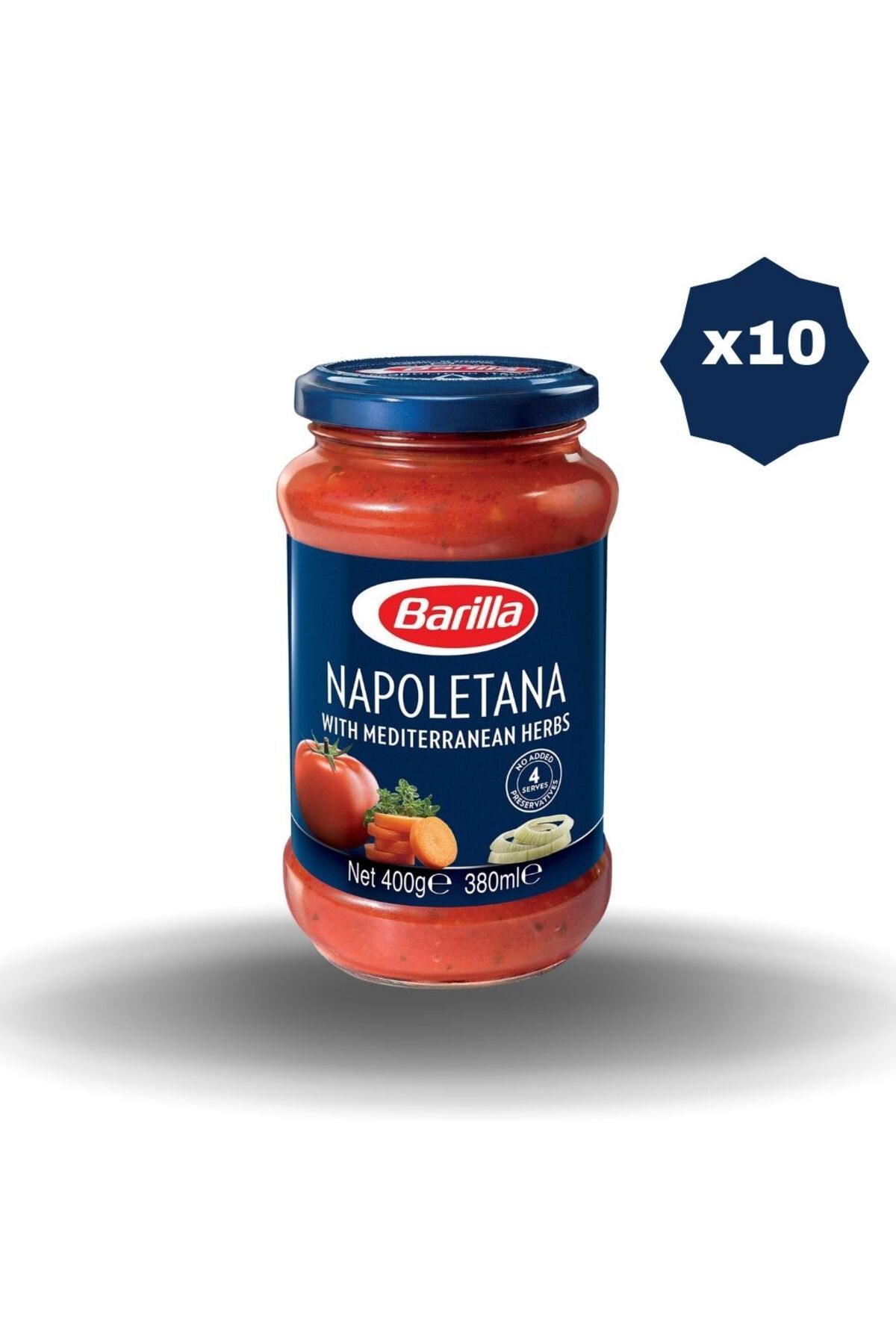 Barilla BARİLLA NAPOLATEN MAKARNA SOSU 400 GR X 10 ADET