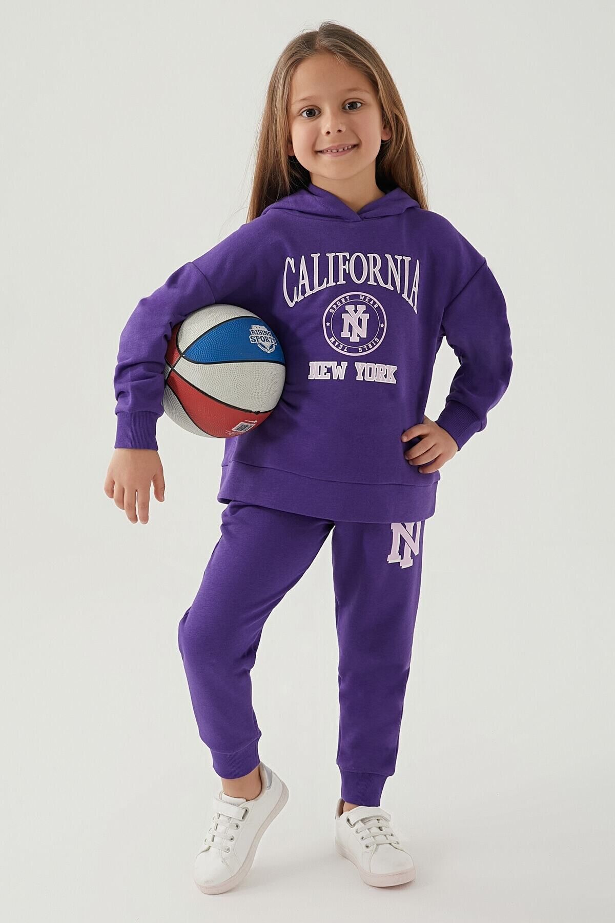 Purple outlet tracksuit set