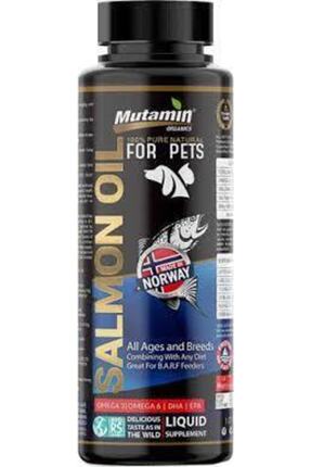 Mutamin Organics Mutamin Norveç Somon Balık Yağı 1L – Kedi & Köpekler İçin Om...