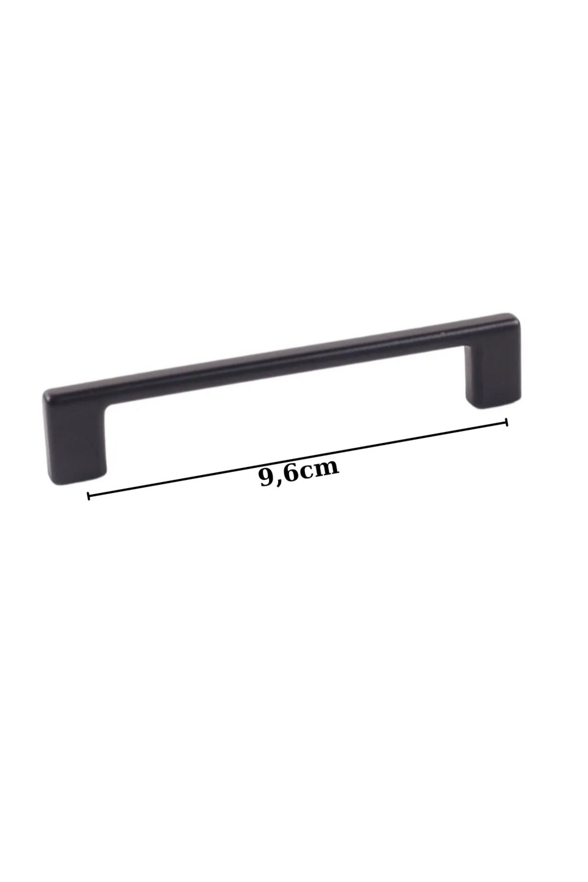 ARON-( 2 PCS ) THIN ŞEREF HANDLE BLACK 96 TV UNIT CONSOLE DRAWER DRAWER KITCHEN CABINET DOOR HANDLE 96mm 2