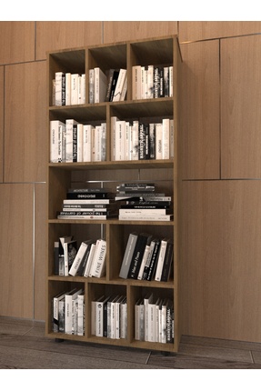 ESYAH Ahşap Dekorasyon Kitaplık
