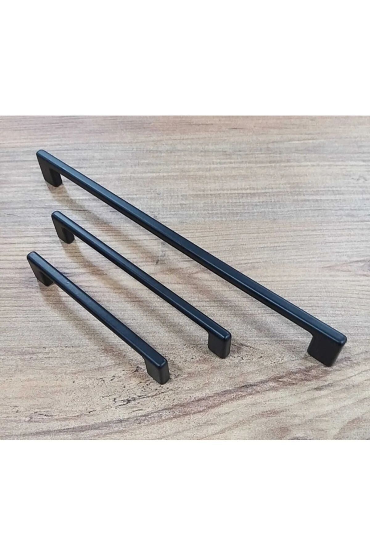 ARON-( 2 PCS ) THIN ŞEREF HANDLE BLACK 96 TV UNIT CONSOLE DRAWER DRAWER KITCHEN CABINET DOOR HANDLE 96mm 1