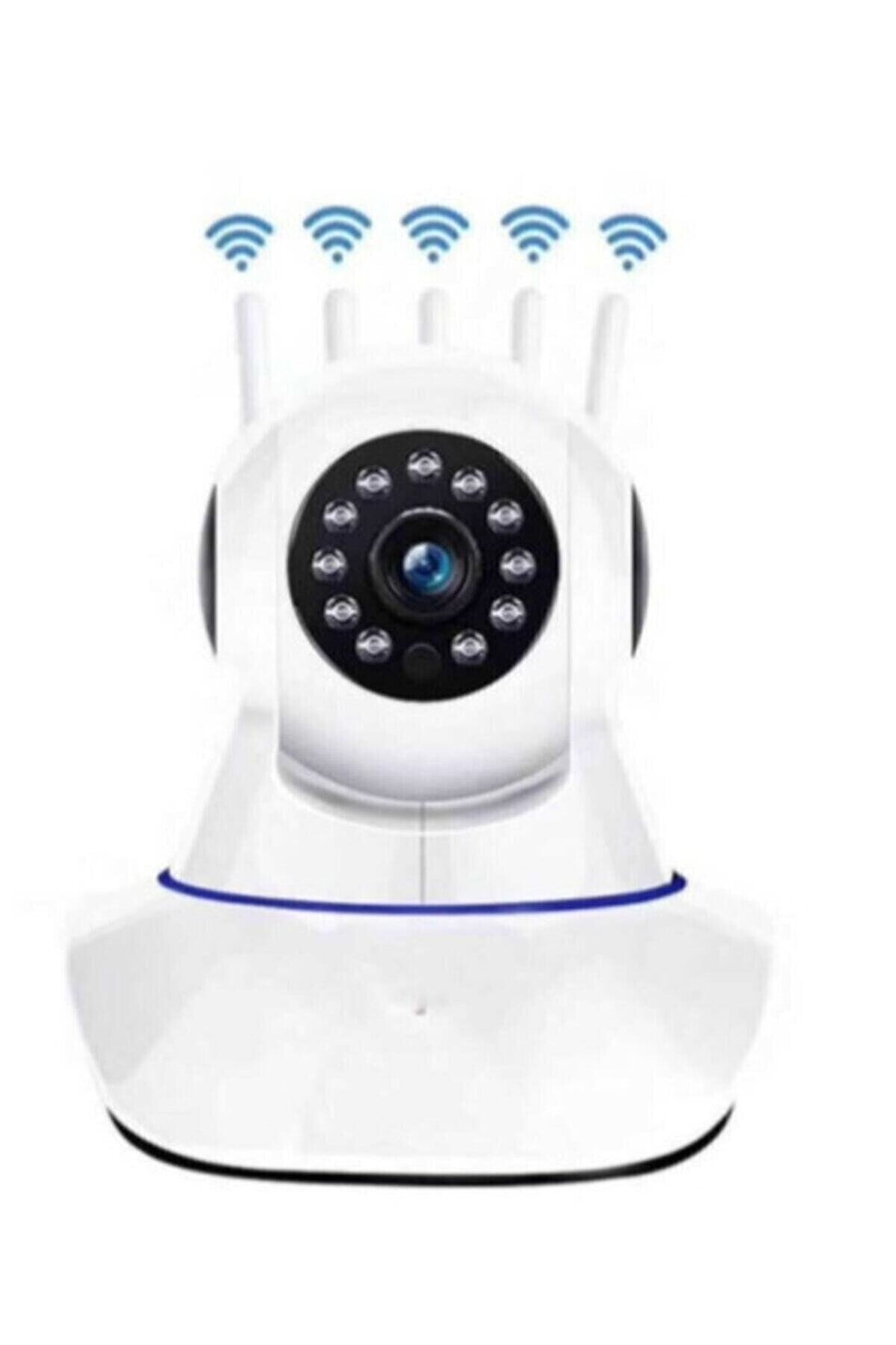 Genel Markalar Kablosuz Wifi Bebek Izleme Ip Kamerası 5 Antenli Gece Görüşlü Güvenlik Ip Kamera Harekete Duyarlı fotoğrafı 4 (önizleme)