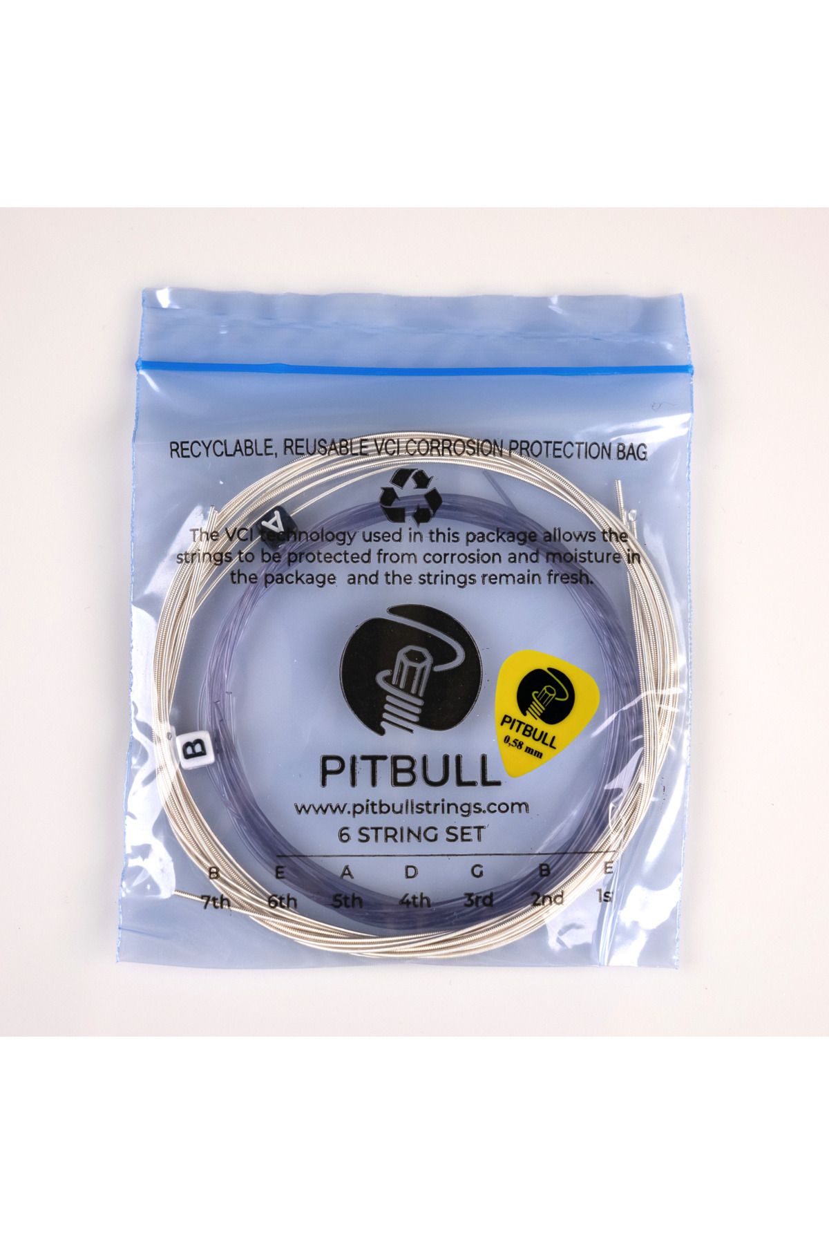 PİTBULL-Venus Series Classic Guitar String Set of 3 Normal Tension (String Winder 4 Pena Hat)Vcg Nt 3P Ssc 4