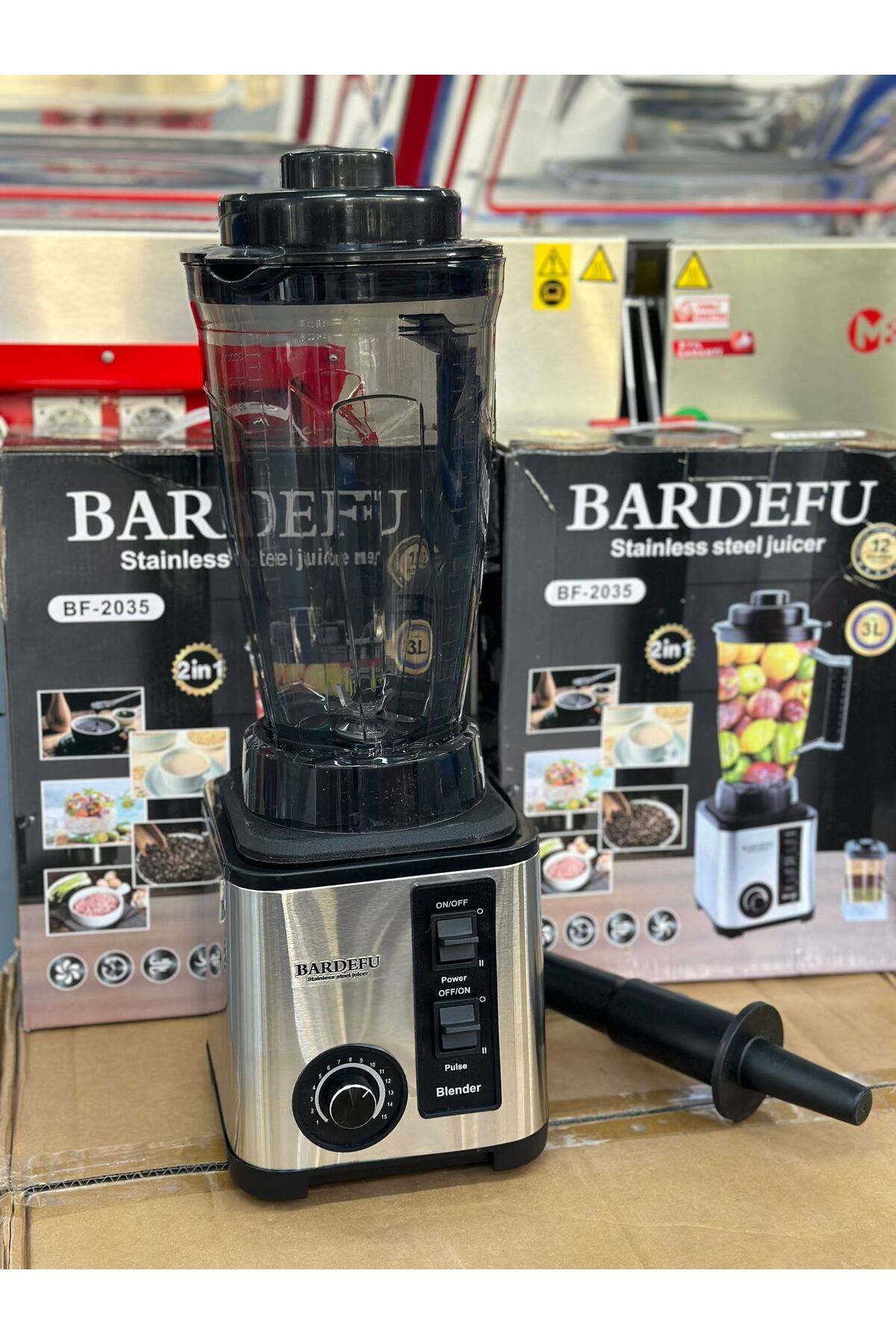 ONE CHEF BARDEFU 8000 Watt 3 L Bar Blender Endustriyel Sanayi Tipi one-chef-bardefu-8000-watt-3-l-bar-blender-endustriyel-sanayi-tipi