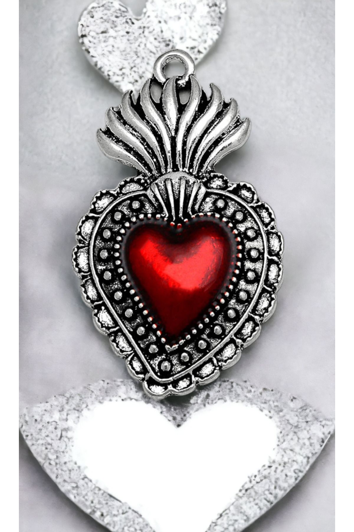 Sterling silver outlet heart charms