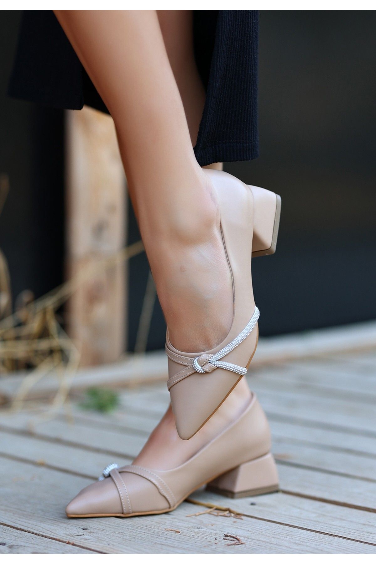 High heel ballerina on sale shoes