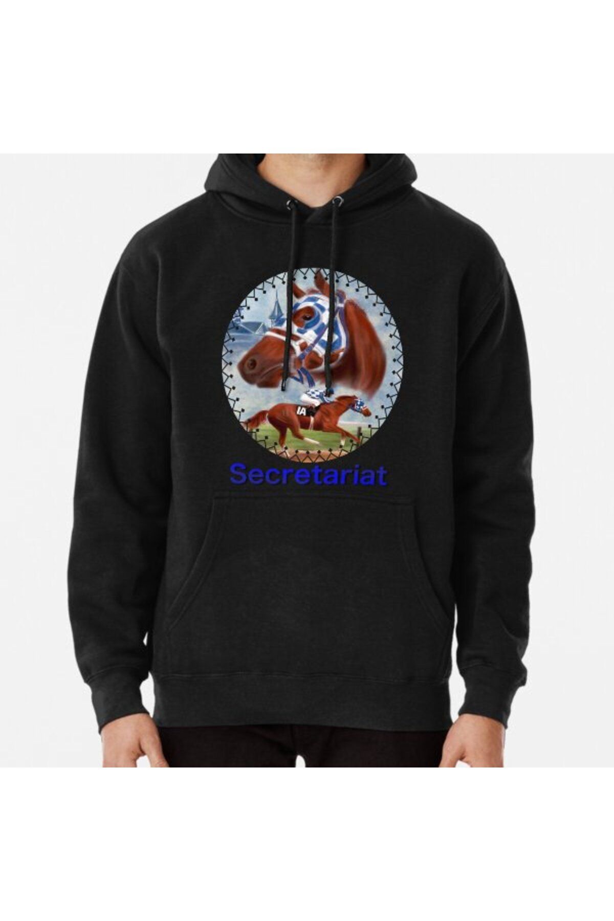 ZOKAWEAR Secretariat Triple Crown Winner Printed Sweatshirt Hoodie