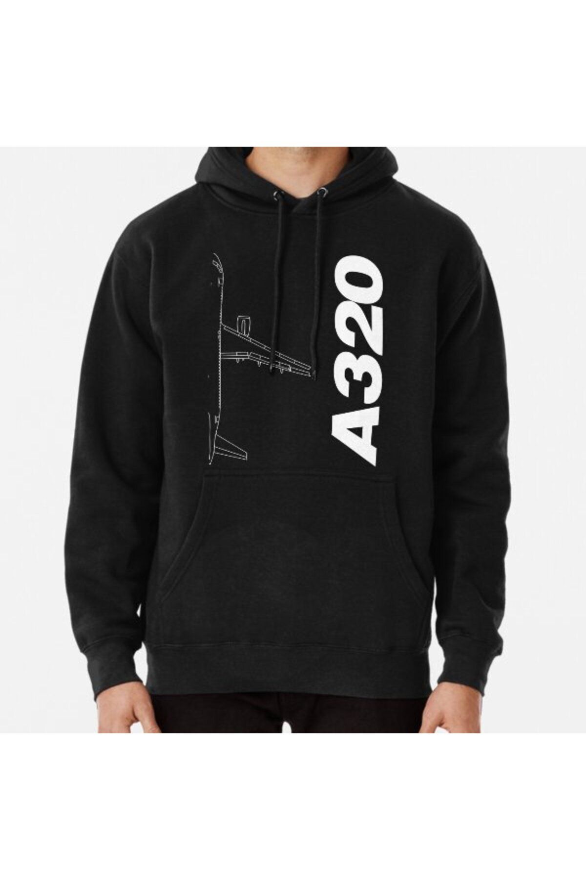 ZOKAWEAR Airbus A320 Printed Sweatshirt Hoodie Trendyol