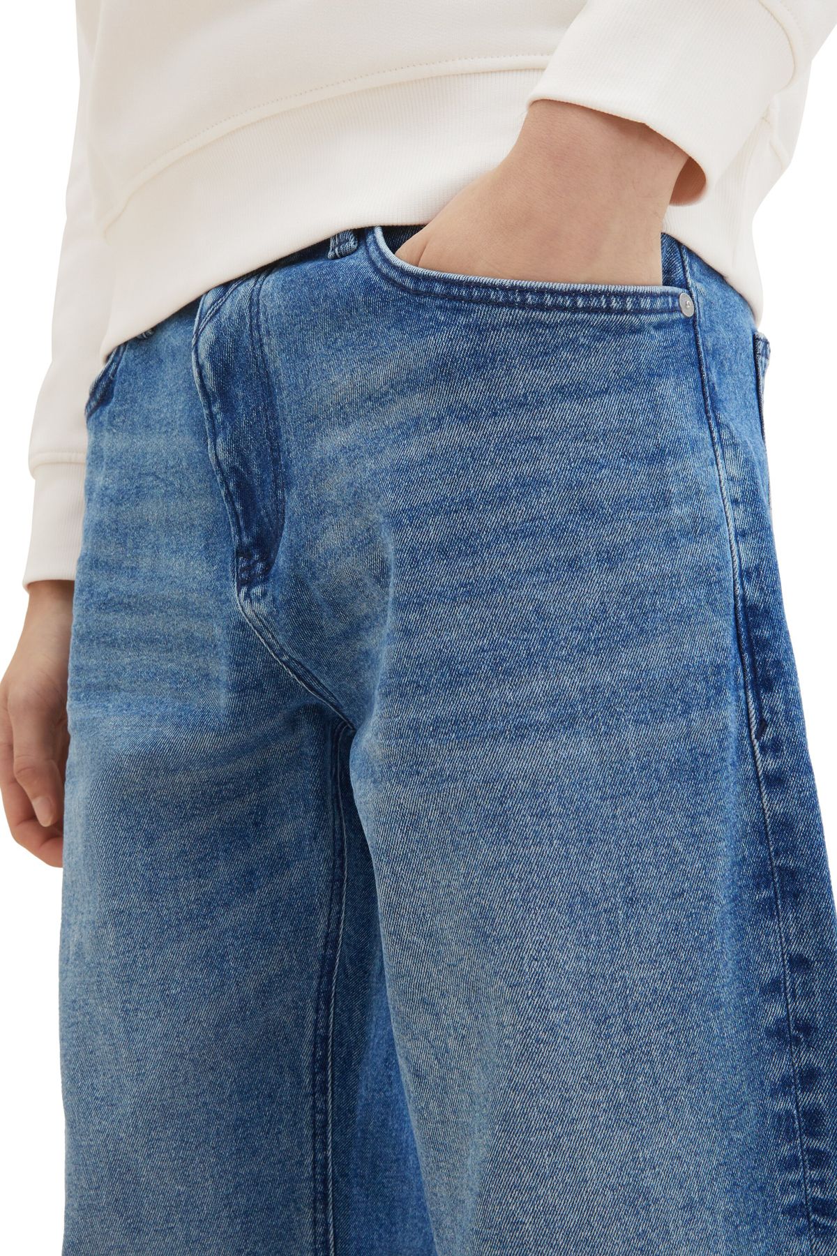 Tom Tailor Denim-Džínsy Pánska použitá Mid Stone Blue Denim 5