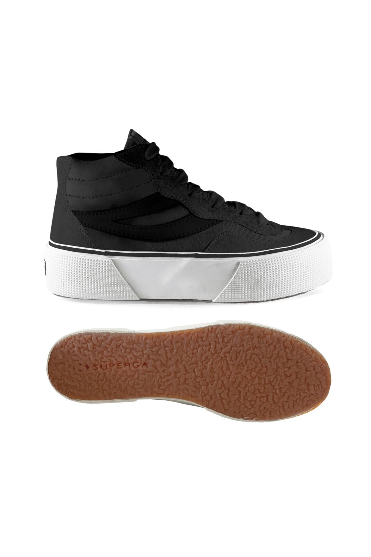 Superga mid platform top