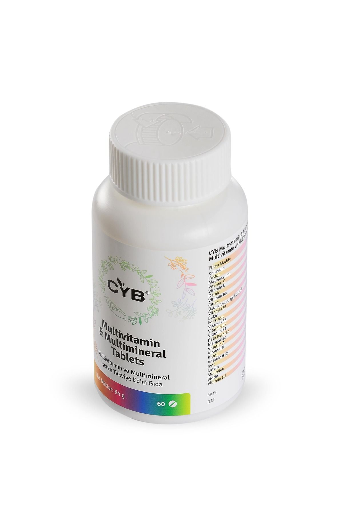 CYB Control Your Body-Cyb Multivitamins and Minerals Tr 2