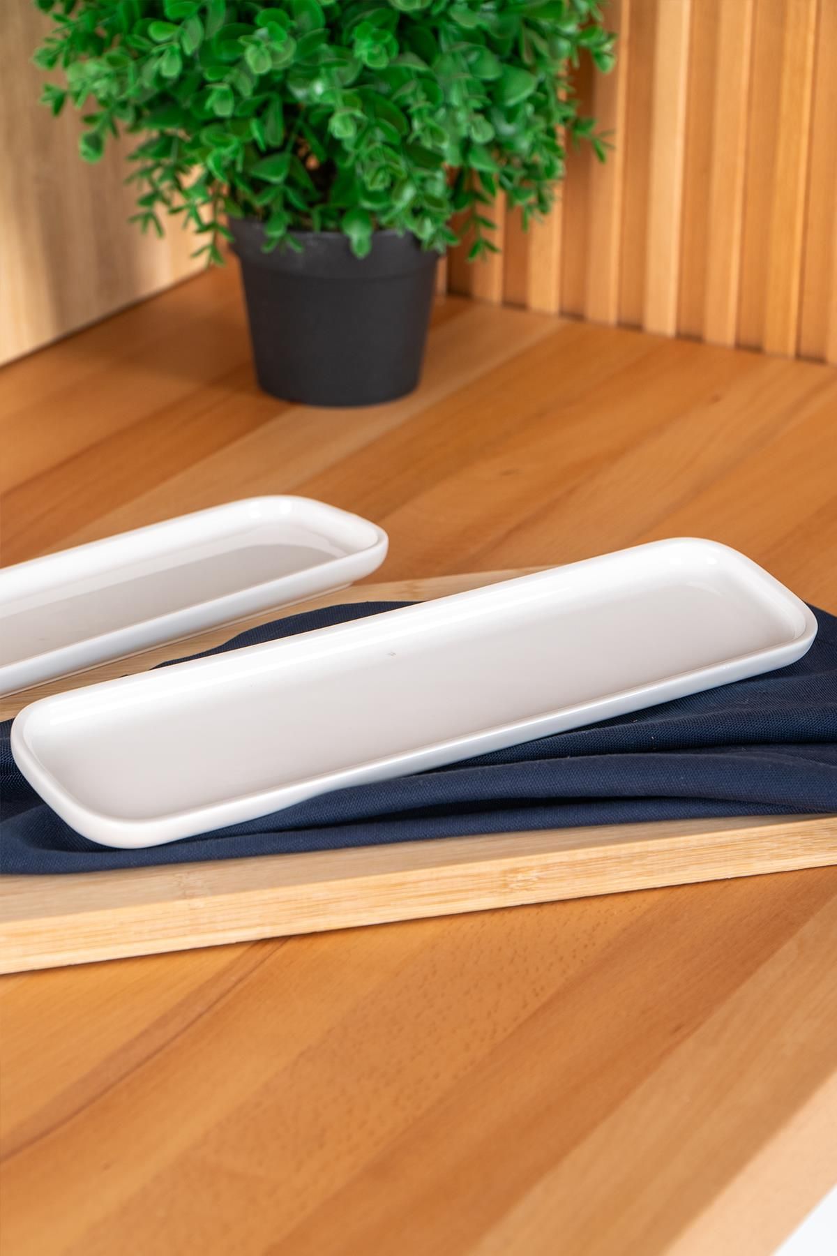 ACAR-Pure Royal 30 cm Rectangular Olive Bowl Plate 1