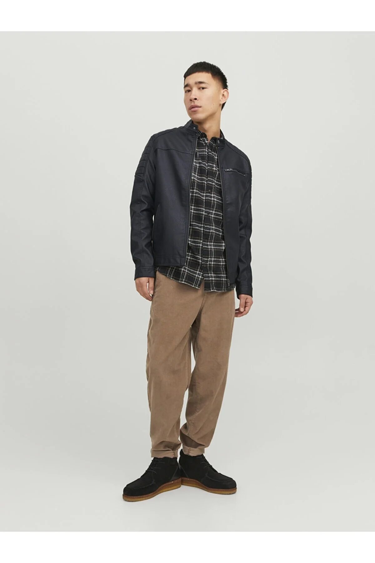کت مردانه راسته آستین بلند | جک اند جونز Jack & Jones TYC2ZURNEN169632447315860 - تصویر 2