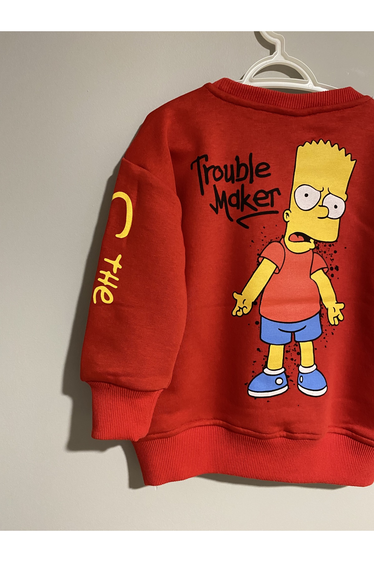 سویشرت پسرانه قرمز FuGam Stil | FGM-1105 اورجینال - تصویر 5