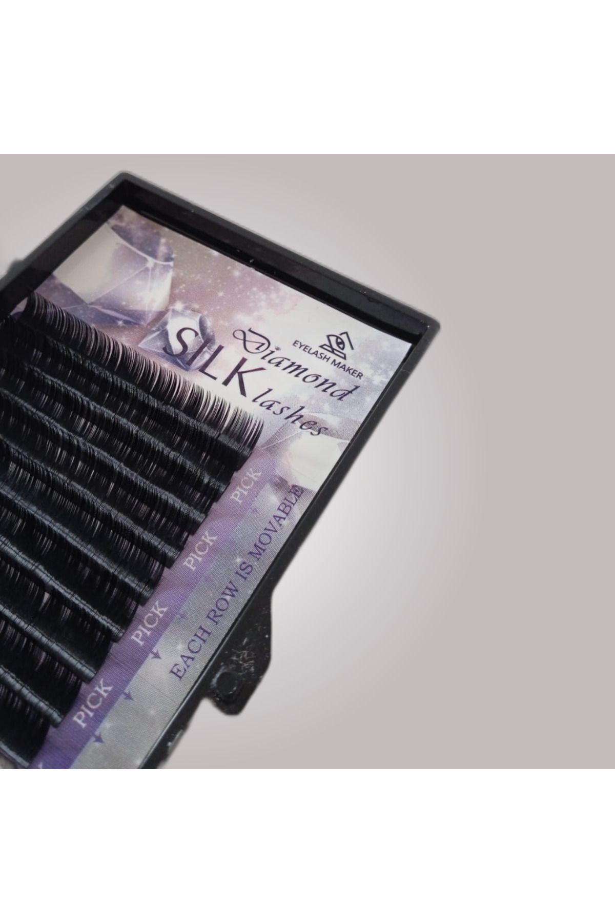 مژه C فر 13 میلی متر طول 16 ردیف Lash