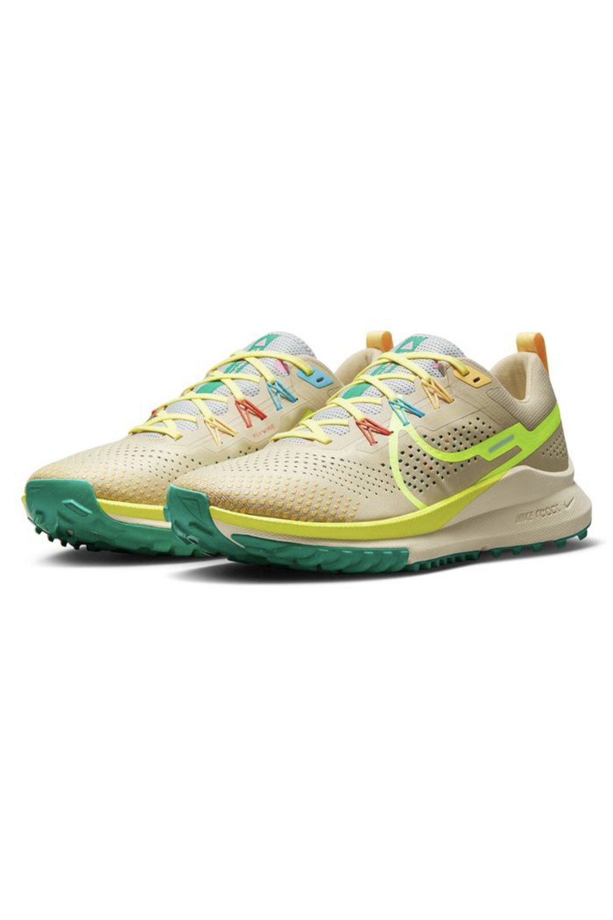 کفش دو و تمرین زرد مردانه كفش كتانى ورزشى مدل react pegasus trail Nike