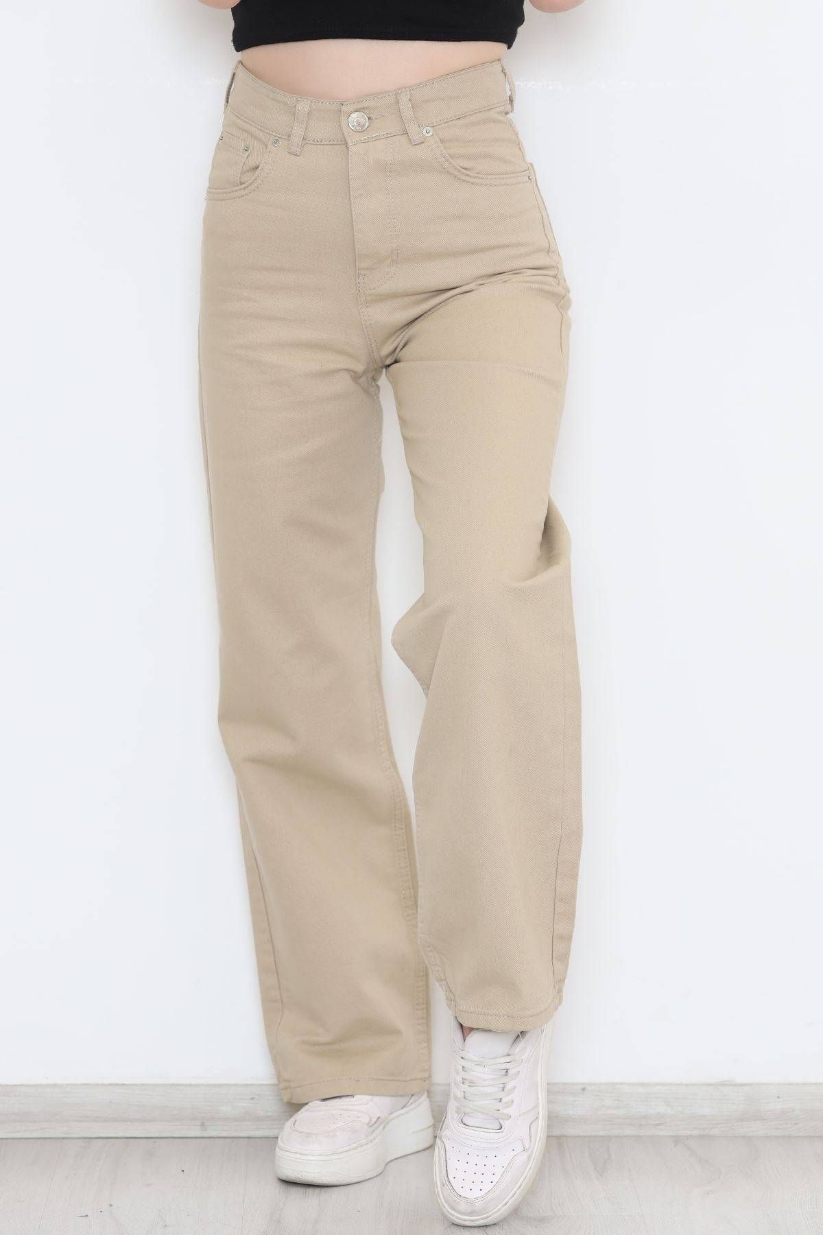 Yoko cheap beige jeans