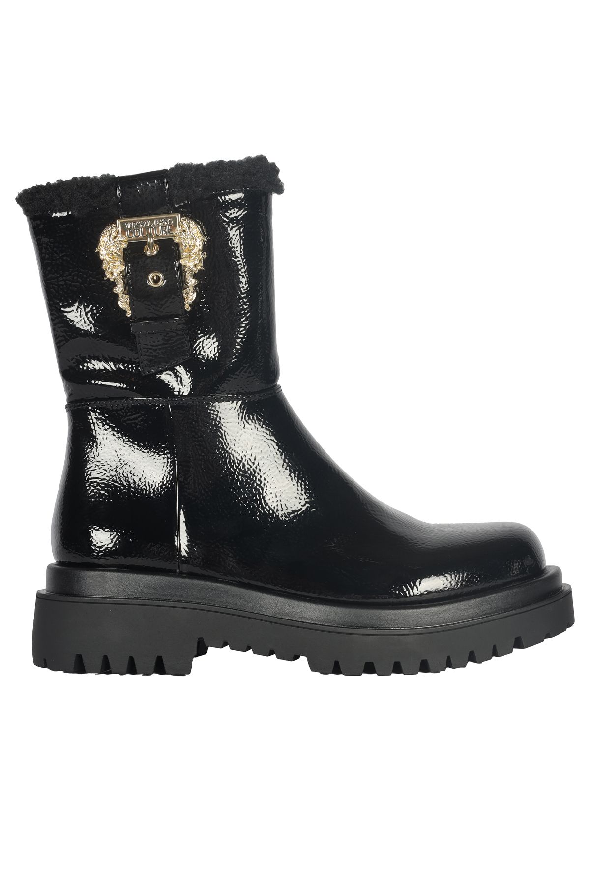 Versace fur boots hotsell