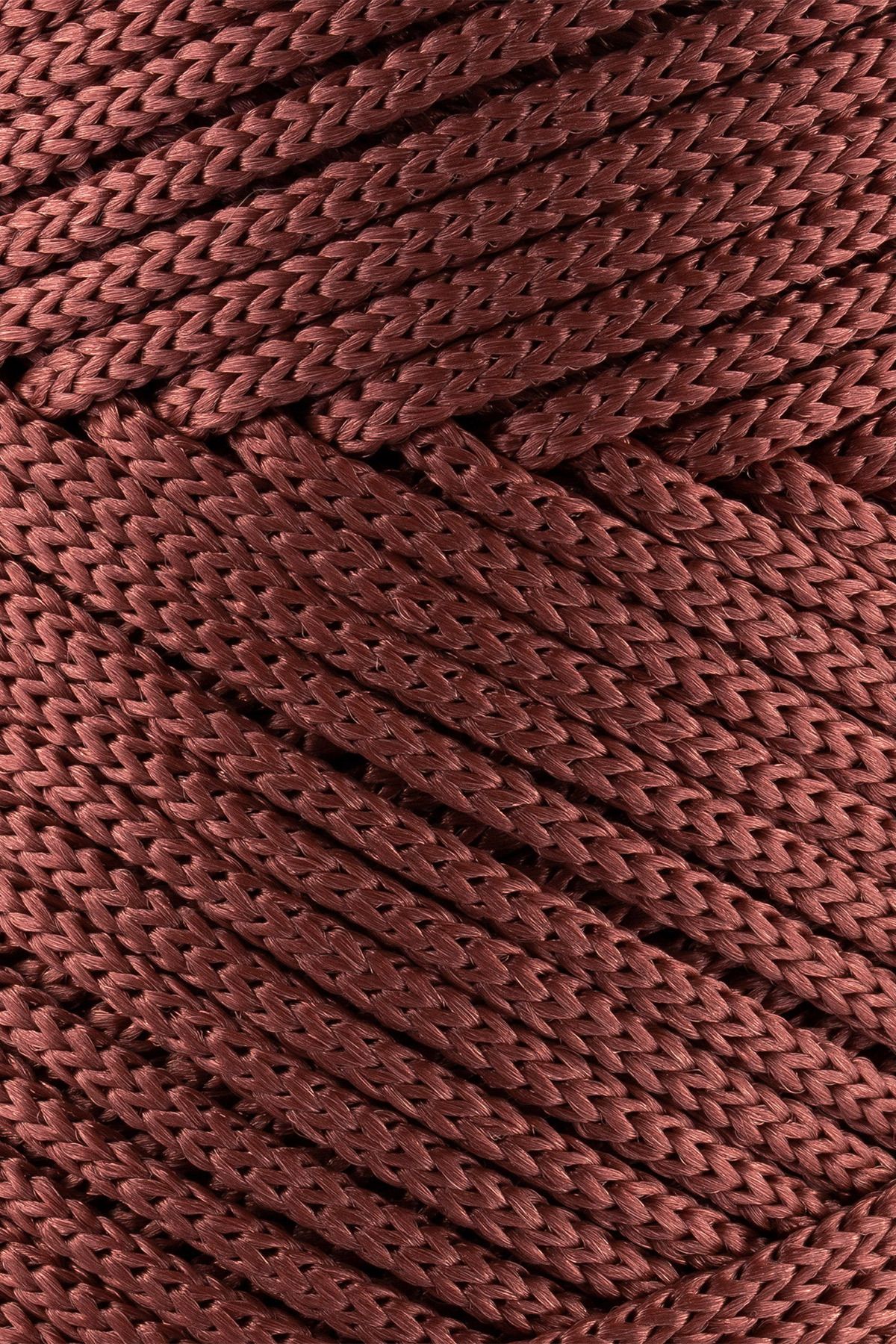 SENSY-Polyester Macrame Thread 3 Mm 250 Gram Macrame Thread Dried Rose 120 Meters Supla Thread And Bag Thread 2
