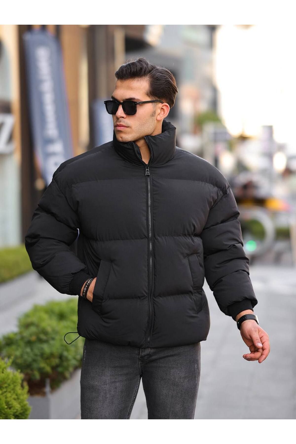 S M CLOTH NG NEW SEASON MEN S OVERSIZED PUFFLE COAT WITH ELASTIC WAIST