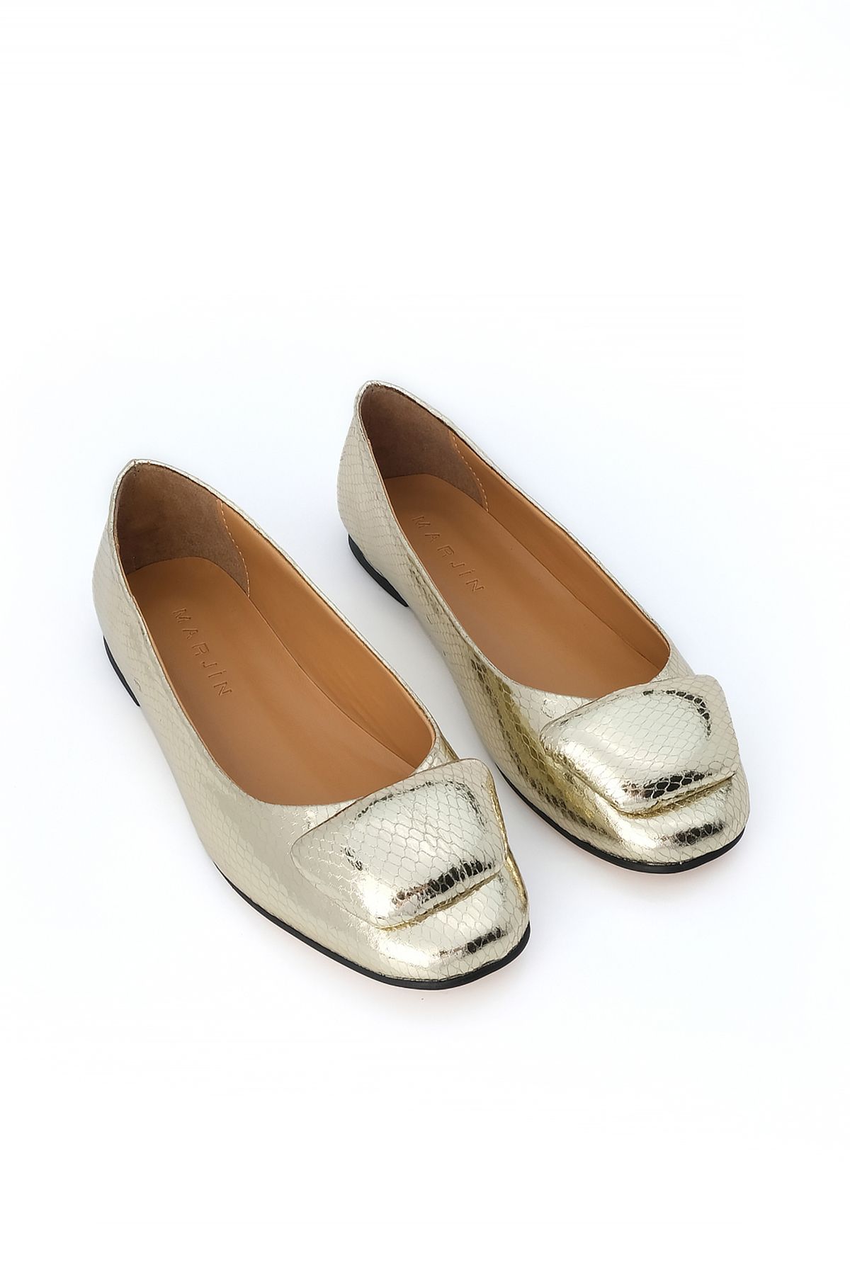 Marjin Ballerina Flats Gold colored Flat