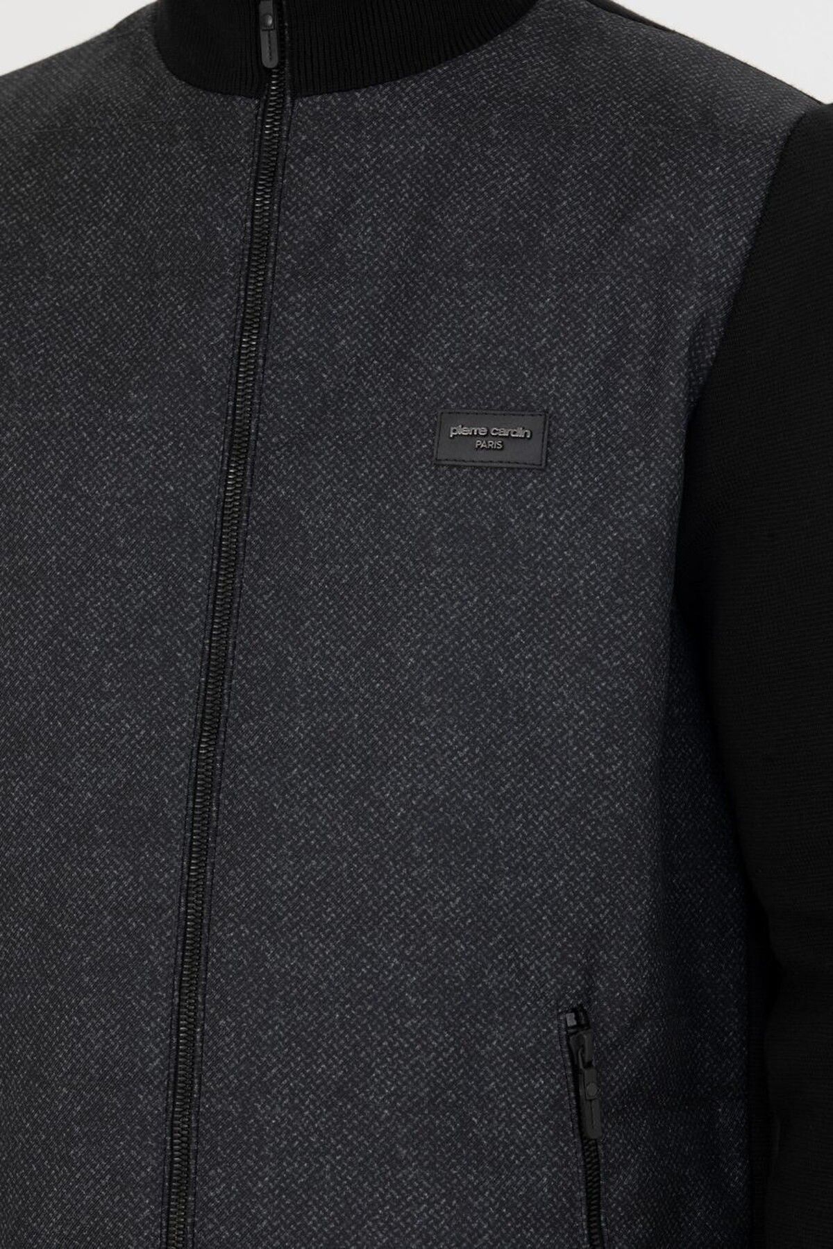 Pierre Cardin Black Slim Fit Knitwear Cardigan EGEBUT K Trendyol