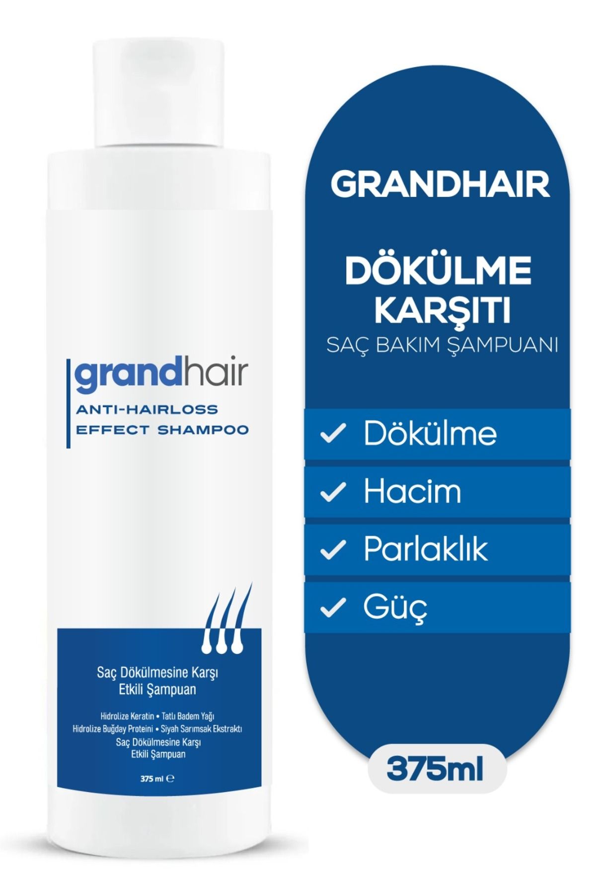 Grandhair Эффективный питательный уход-шампунь против выпадения волос TYC00745461672