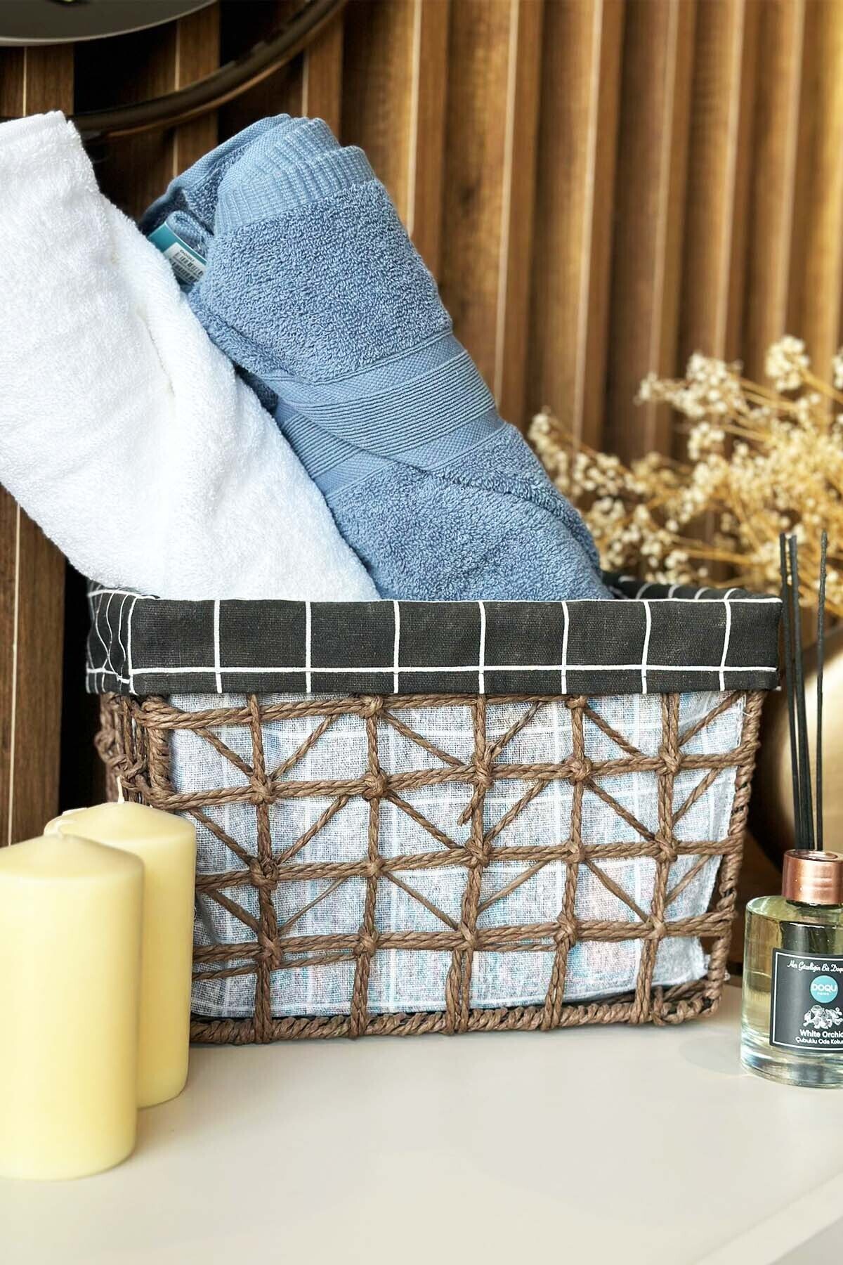 Straw Fruit Bowl General Purpose Basket Coffee