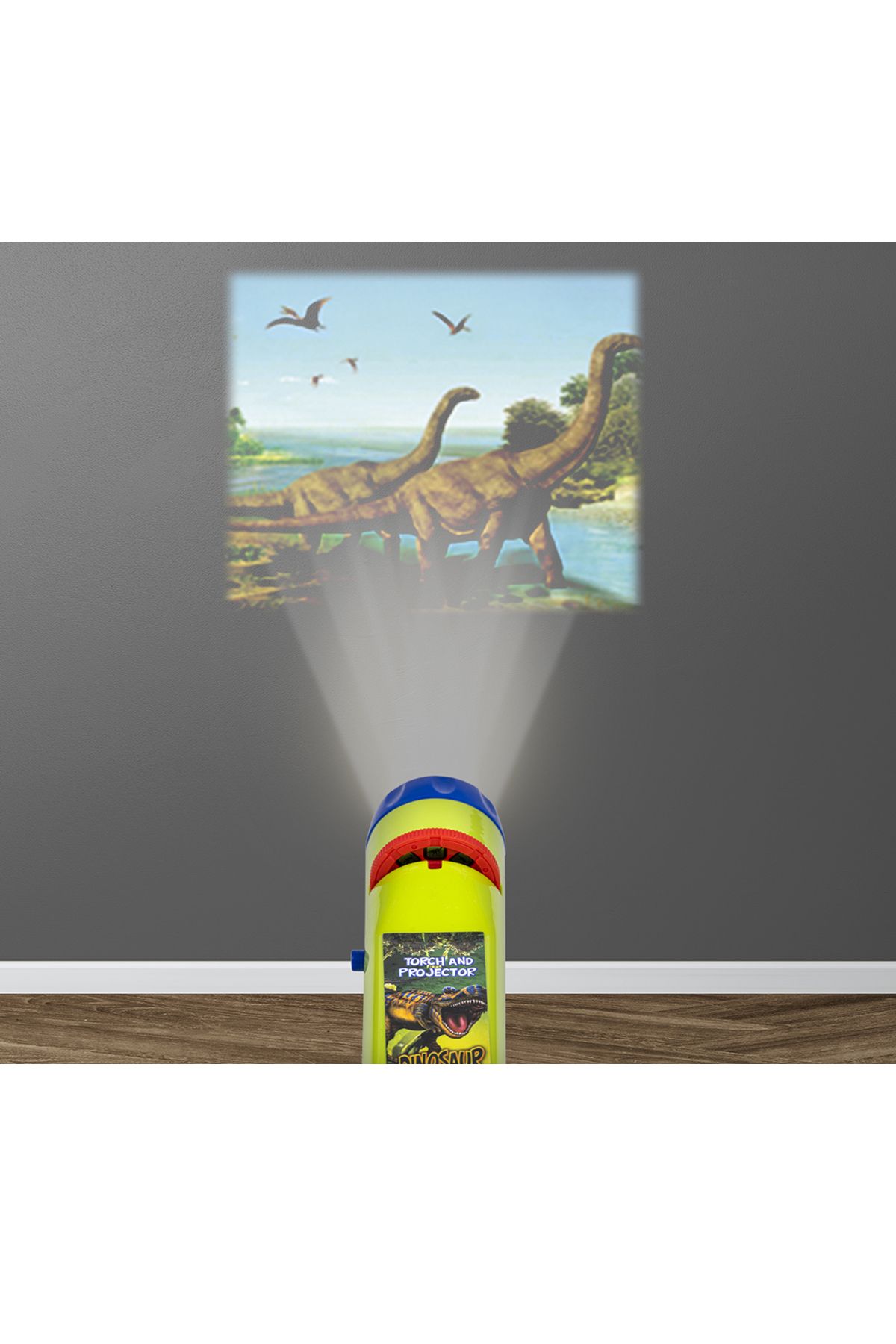 24 Resimli Torch Projektör El Feneri Projektör Yansıtma Erken Eğitim Oyuncağı Dinozorlar Dinosaurs