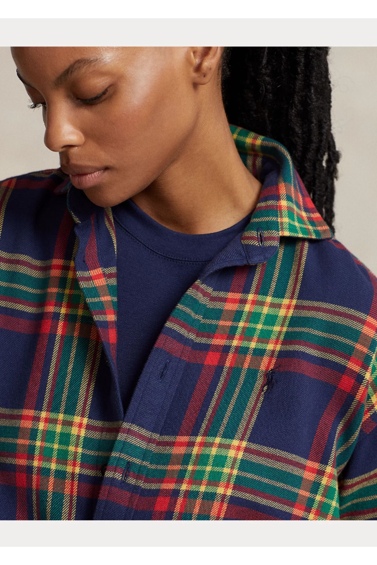Ralph lauren polo plaid mix bubble goose hotsell