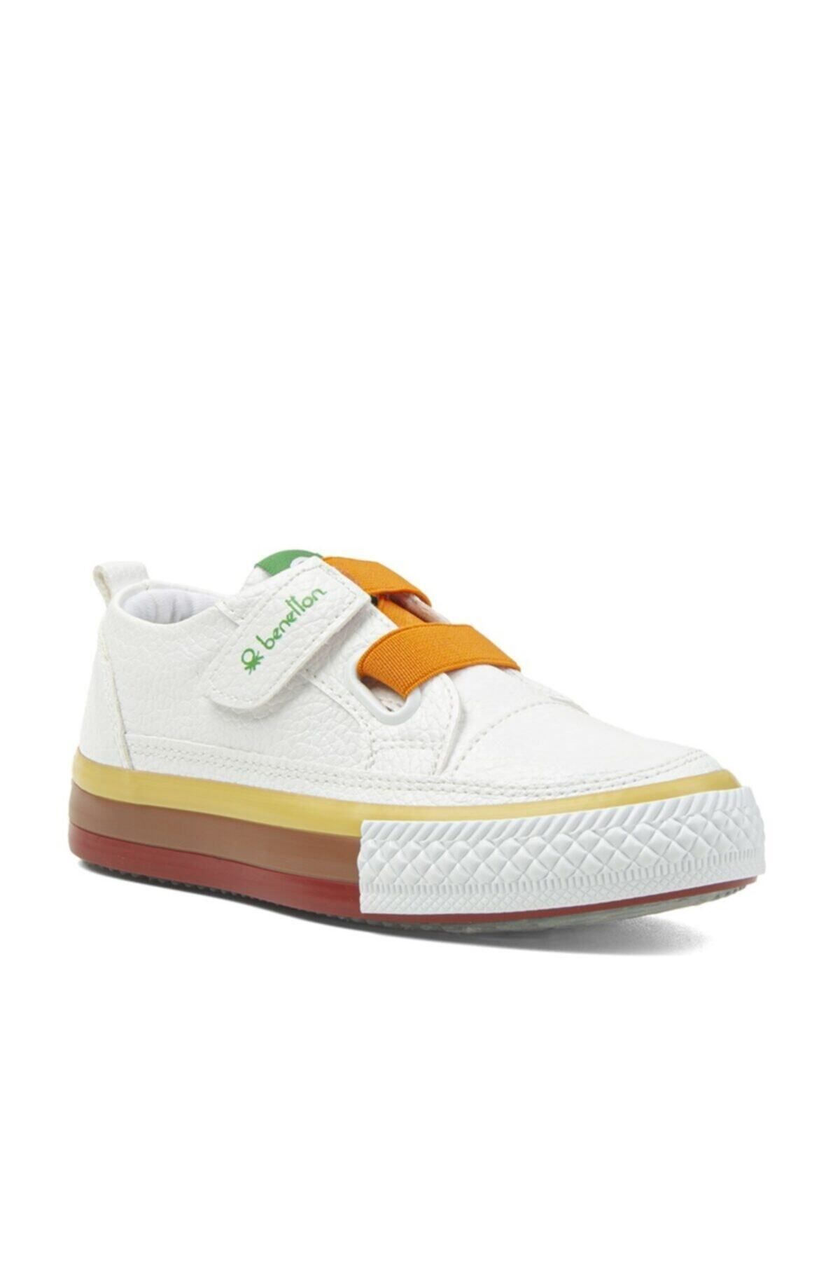 Benetton ® | BN-30445 - 3394 سفید کفش ورزشی بچه گانه