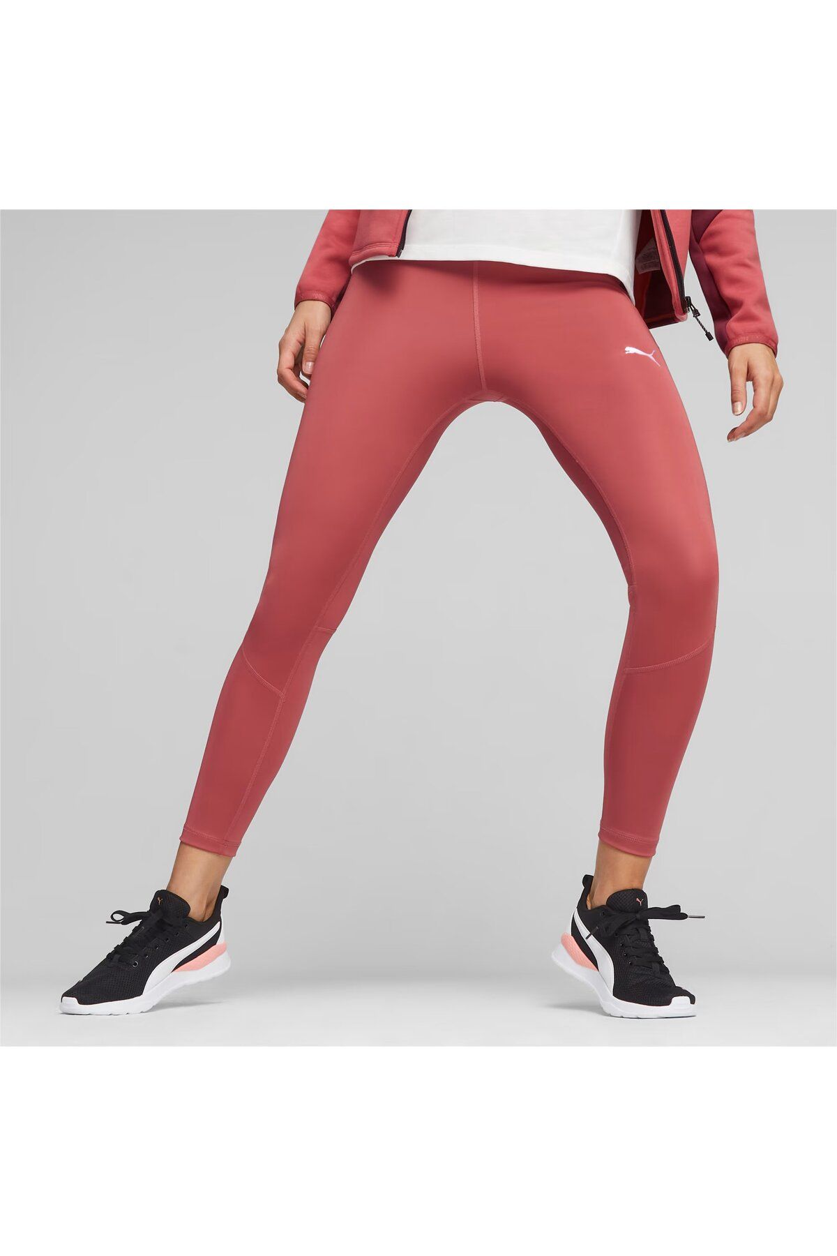 Puma EVOSTRIPE High-Waist Leggings RED Women's Tights - Trendyol