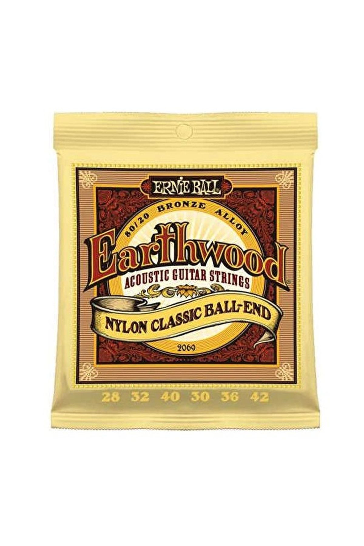 Ernie ball earthwood nylon best sale classic ball end