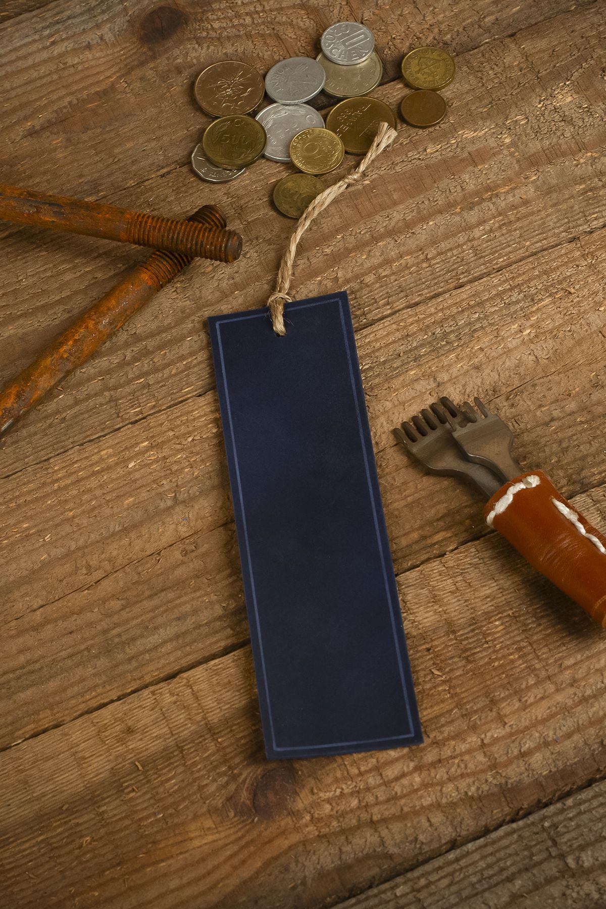 Lost Slope-Leather Bookmark - Real Leather & Handmade 2