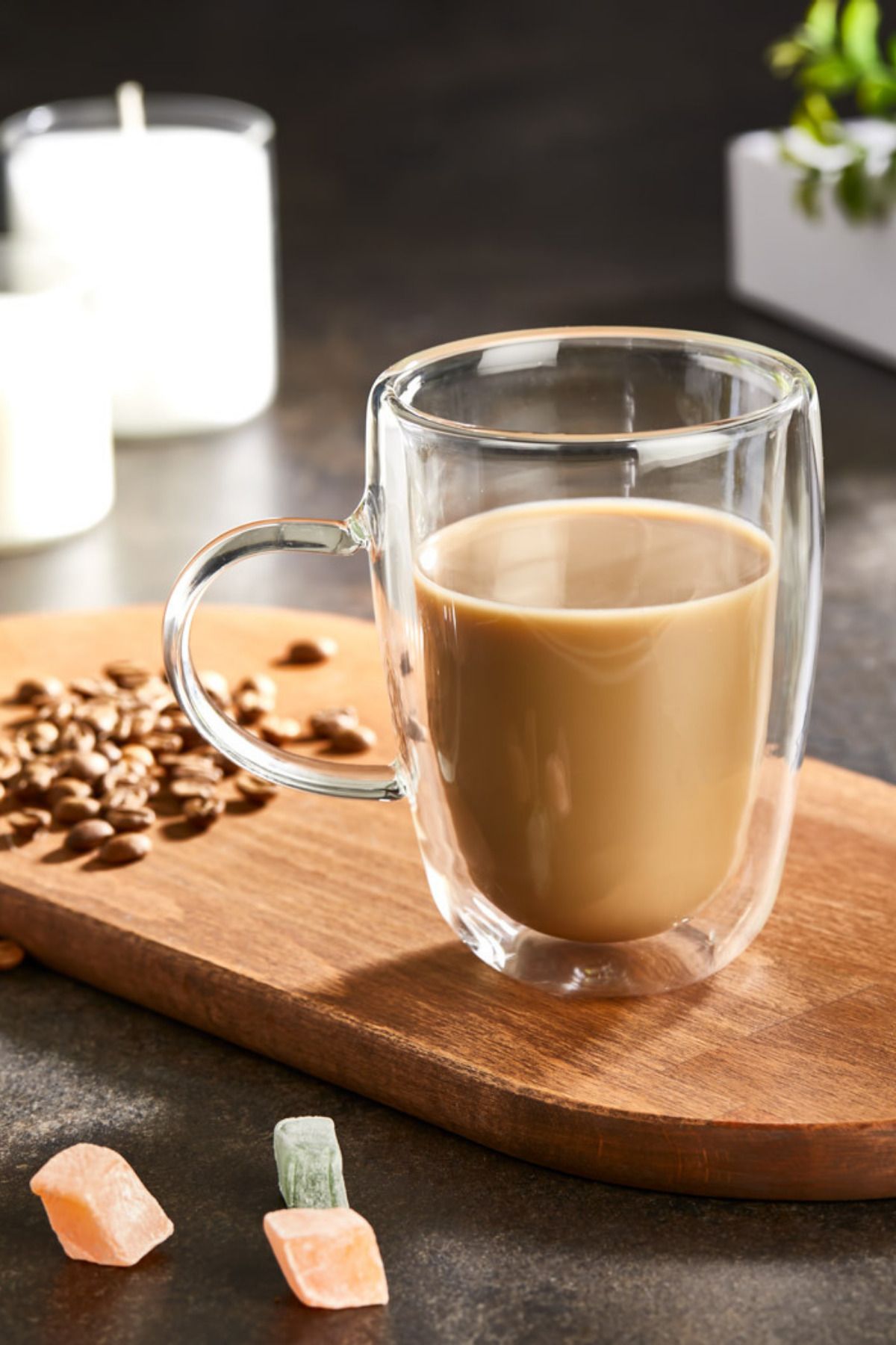 Glass shop thermal cup
